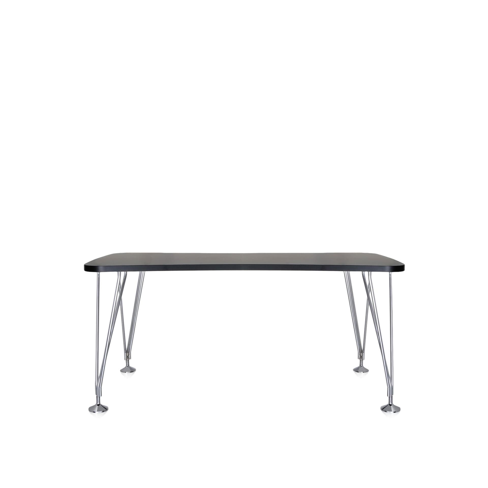 Kartell - Max Table 4516 160x80, Slate - Spisebord - Ferruccio Laviani - Svart - Laminat/Metall