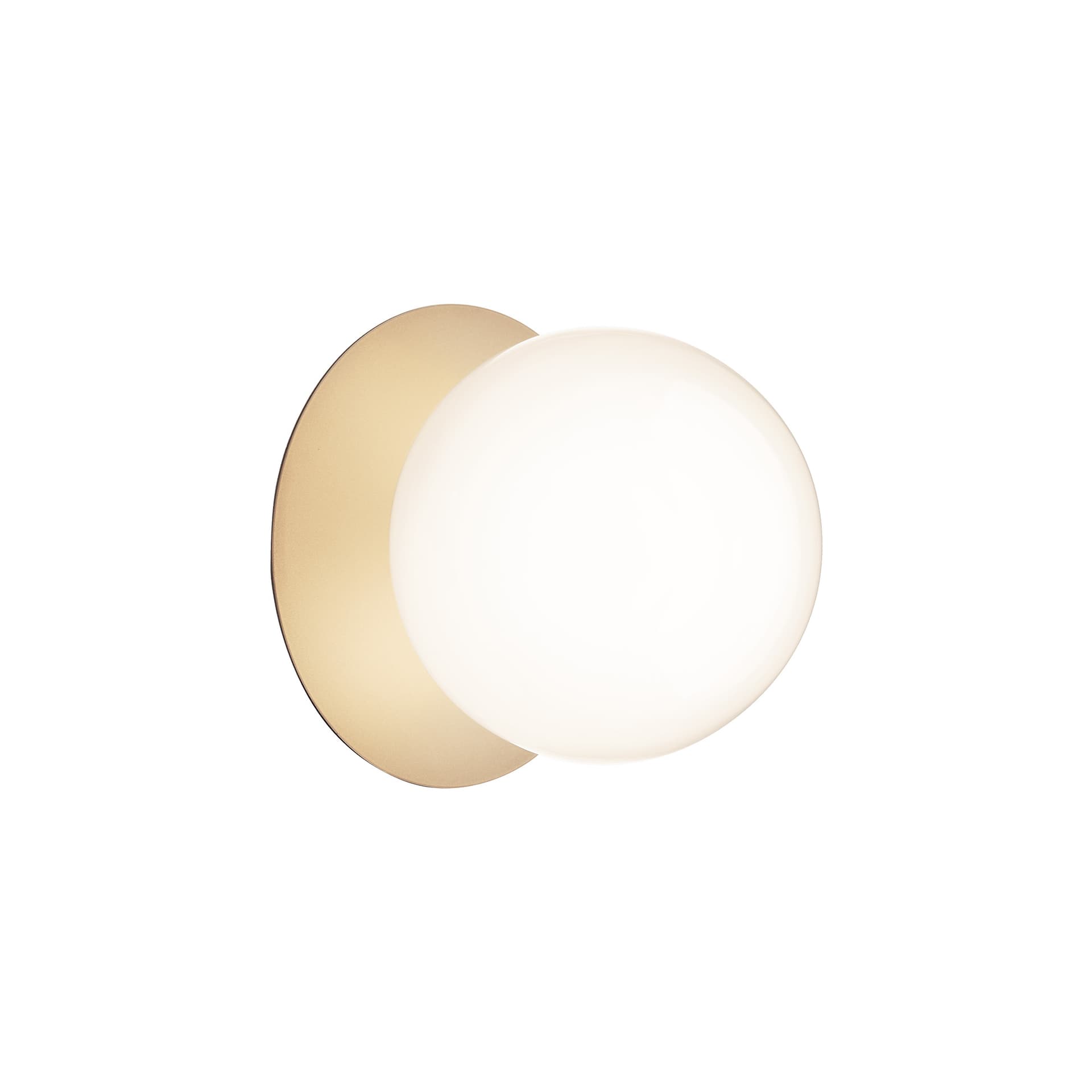 Nuura - Liila 1 Large Nordic Gold/Opal White - Vegglamper - Sofie Refer - Gull - Glass/Metall
