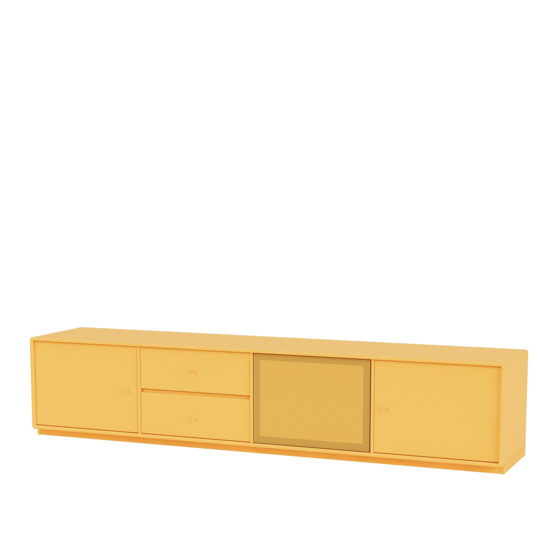 Montana - Octave Viii TV Bench 166-Acacia 06 Plinth 3 cm - TV-benker - Peter J. Lassen - Gul - Tre