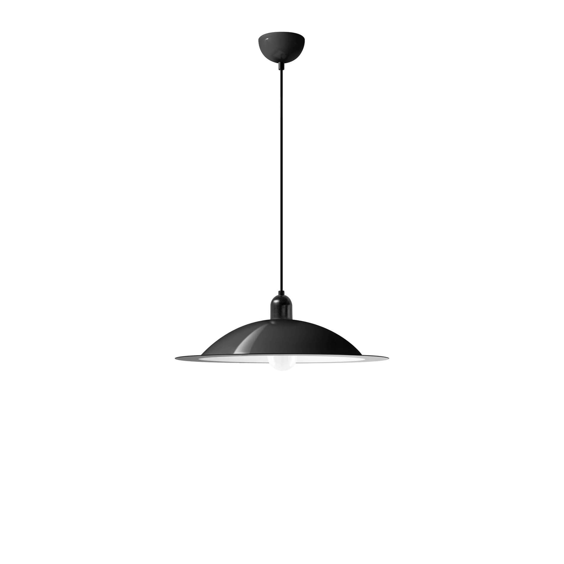 Stilnovo - Lampiatta LED-hengelampe, svart, Ø 50 cm