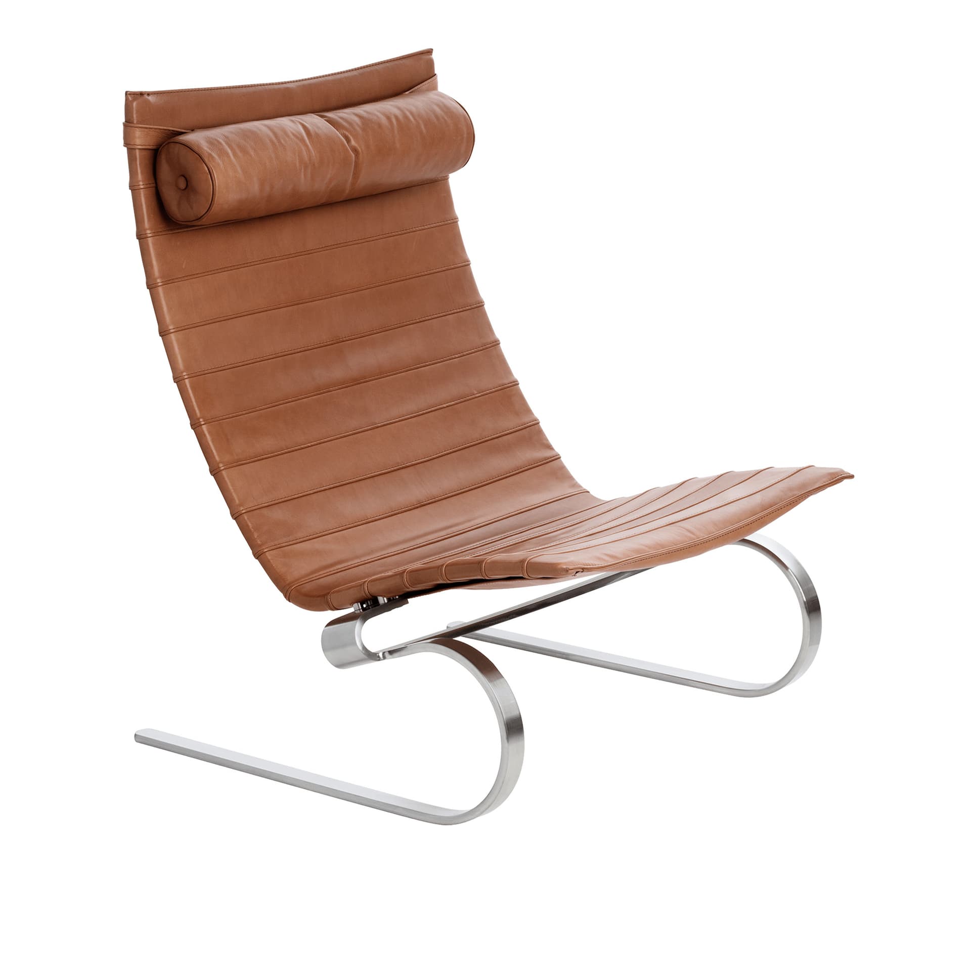 Fritz Hansen - PK20, Läder, Grace Walnut - Lenestoler - Poul Kjærholm - Brun - Lær/Metall