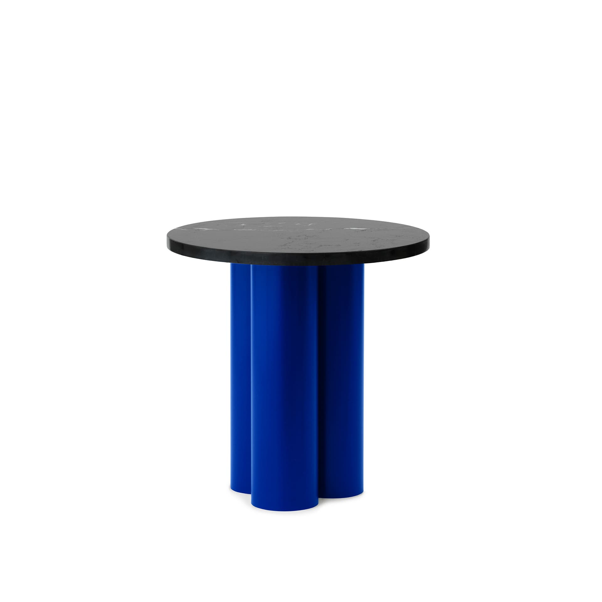 Normann Copenhagen - Dit Table Bright Blue - Nero Marquina - Småbord & sidebord - Metall/Stein