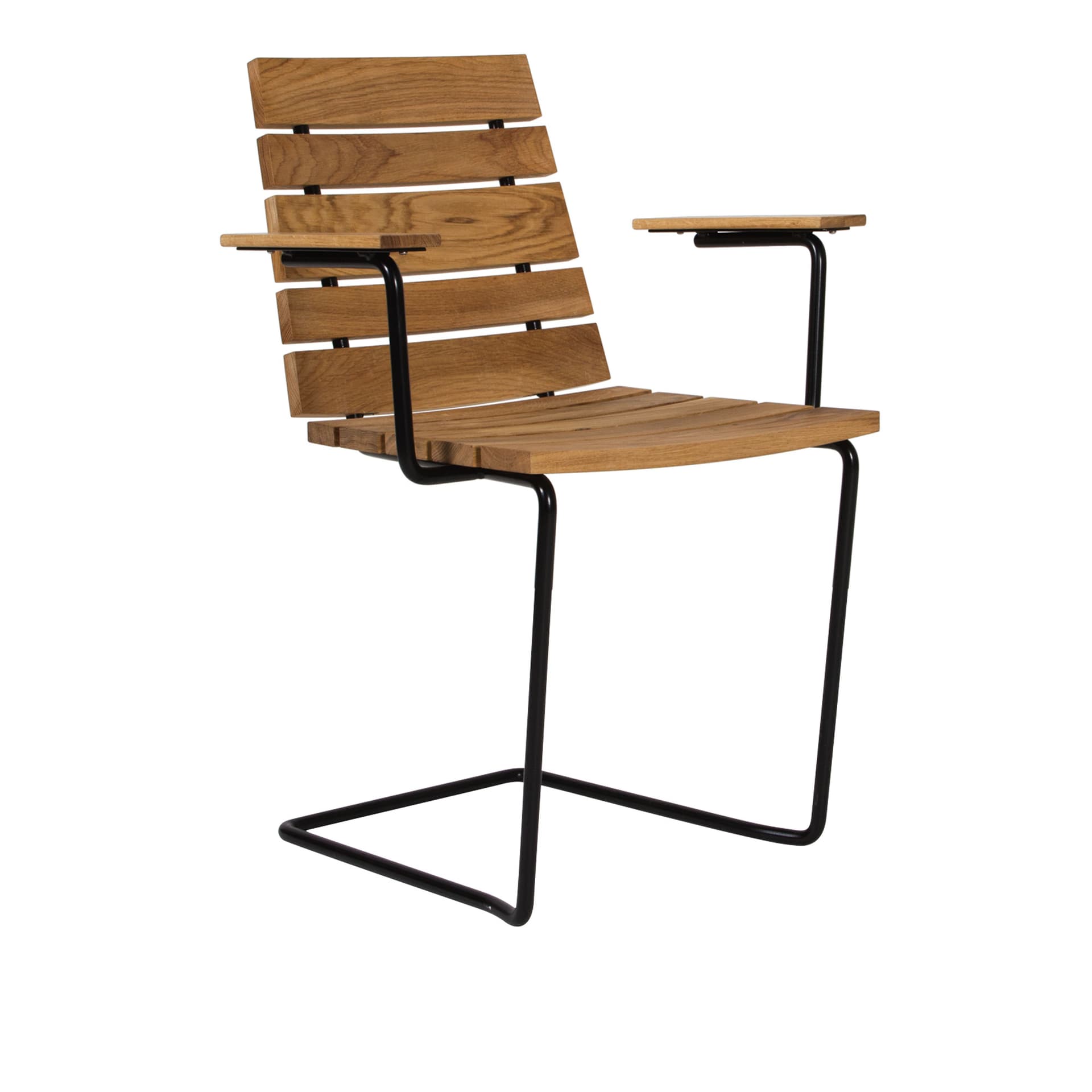 Skargaarden - Grinda Armchair - Utendørs spisebordstoler - Matilda Lindblom - Tre farget - Metall/Tre