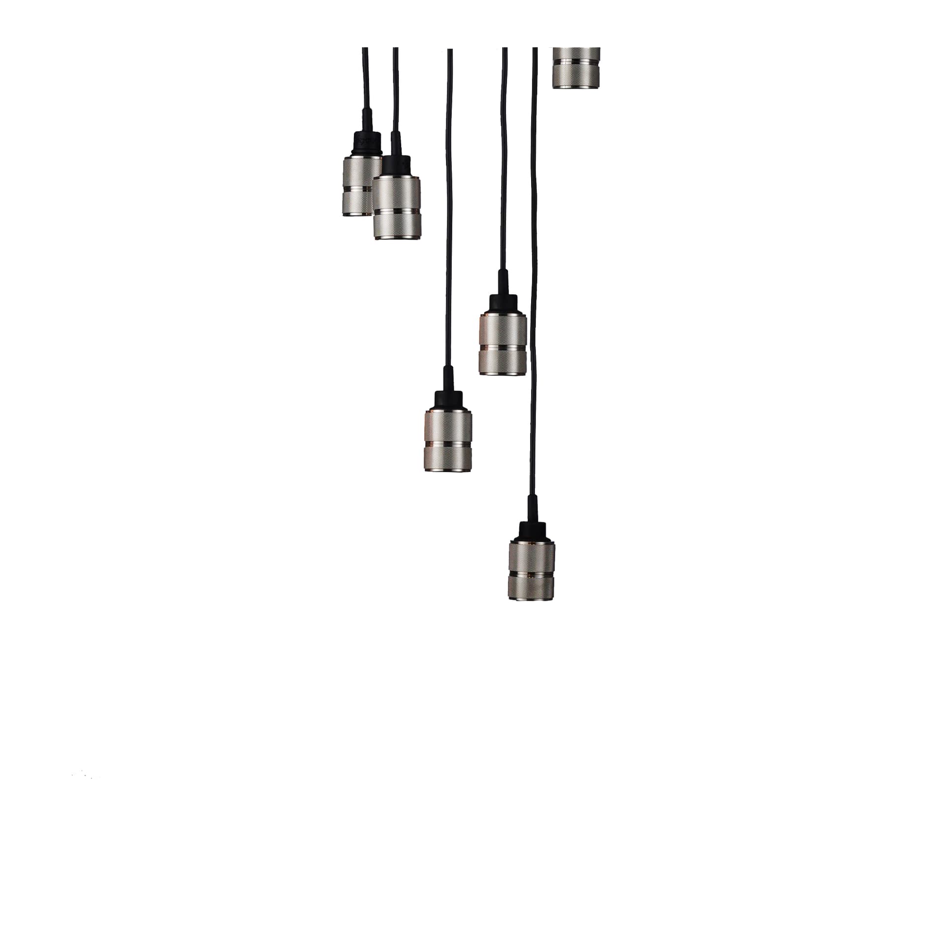 Buster + Punch - Hooked Pendant 6.0 Nude / Steel - 2m - Pendellamper - Massimo Buster Minale - Svart