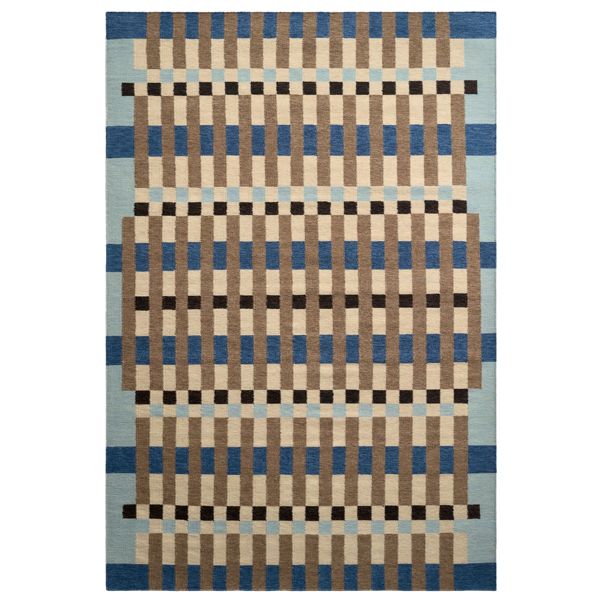 Nordic Knots - Tradition 03 - Beige 170x240 - Ulltepper - Ull