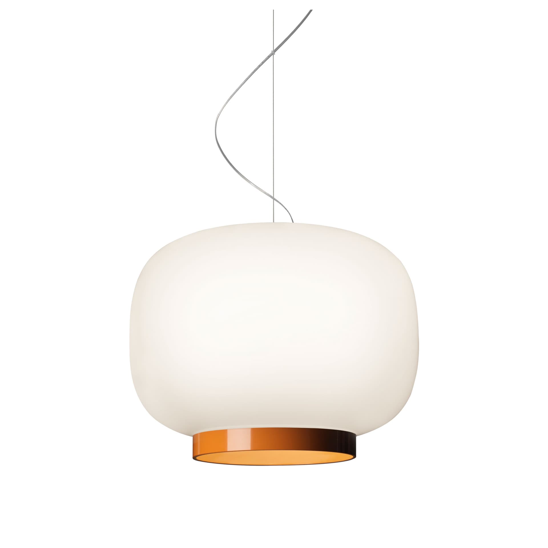 Foscarini - Chouchin 1 Reverse Pendel Hvit/Orange