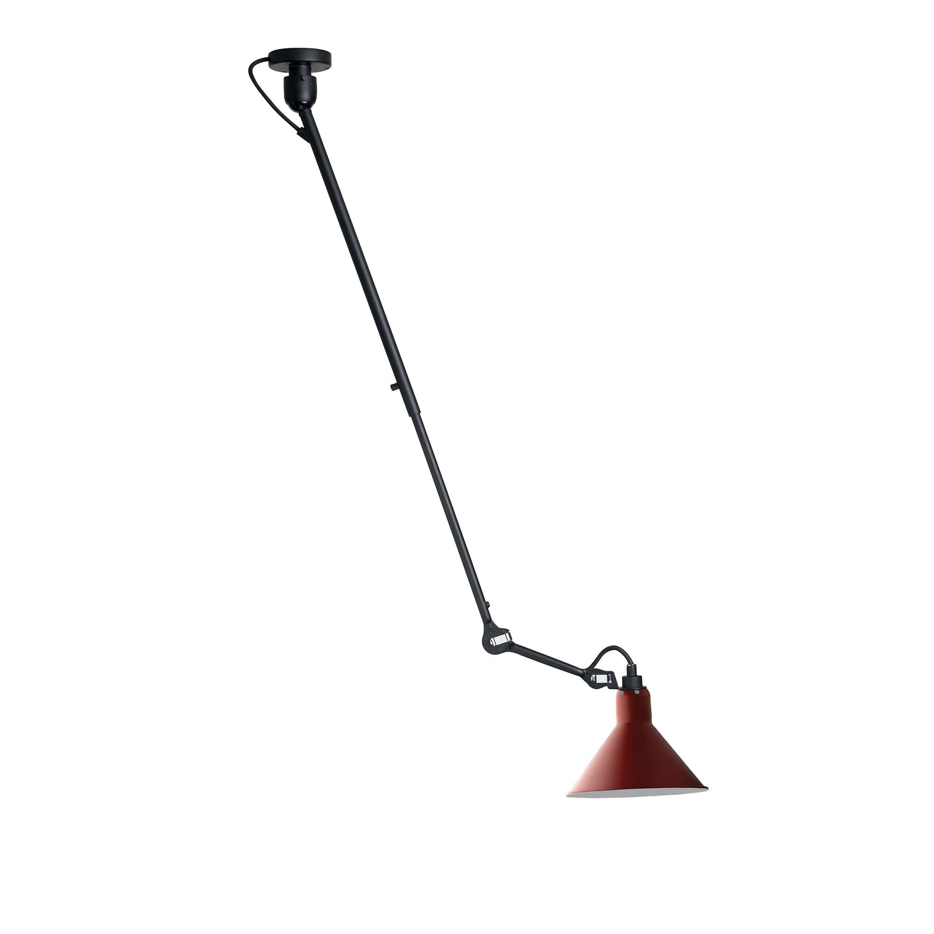 DCWéditions - Lampe Gras No302 - Conic, Röd - Pendellamper - Bernard-Albin Gras - Rød