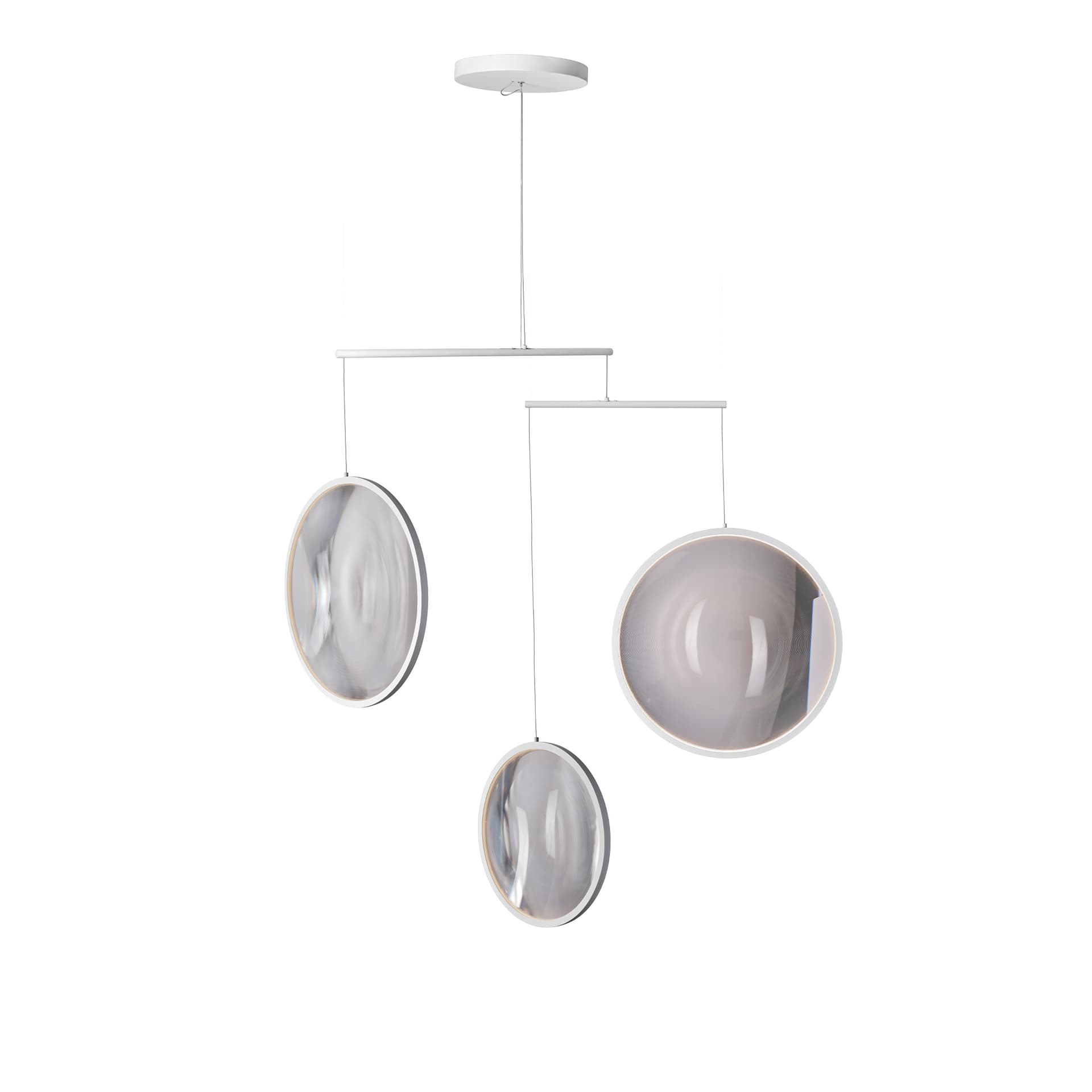 Focus 3 Pendel White DCW - Stue - Aluminium