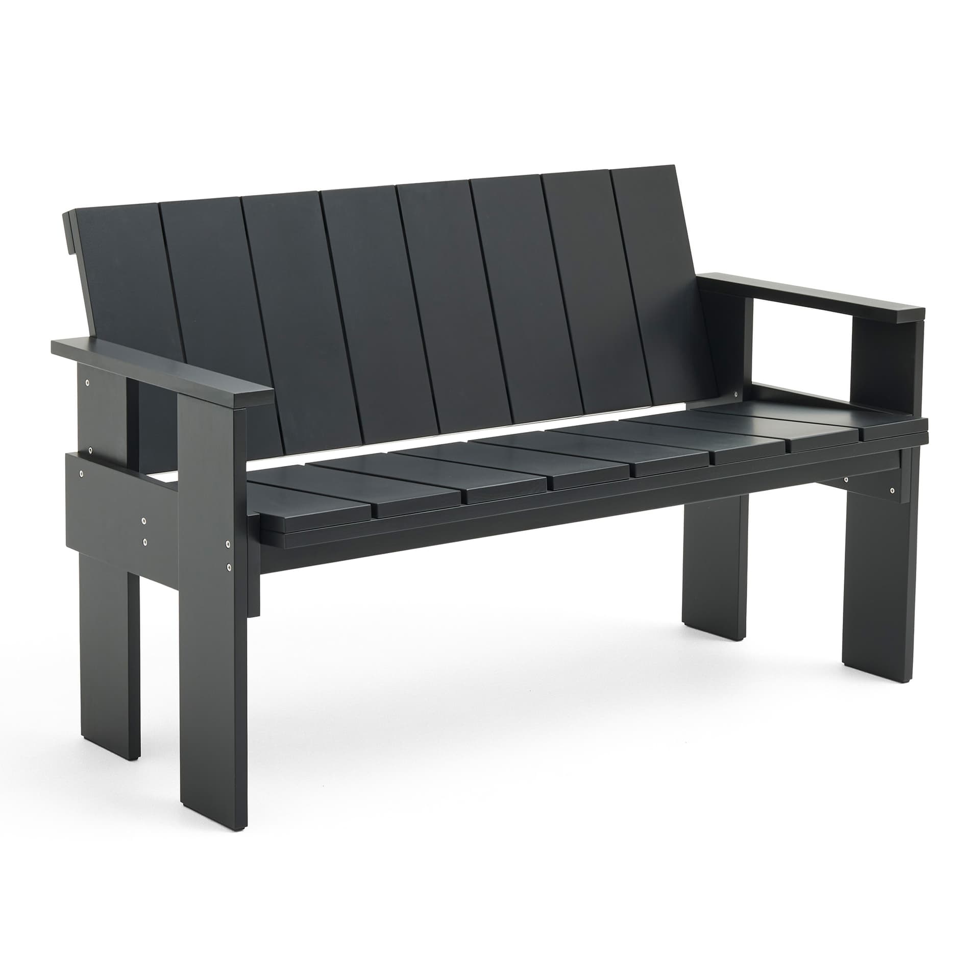 HAY - Crate Dining Bench - Black - Hagebenker & sofaer - Gerrit Rietveld - Svart - Tre
