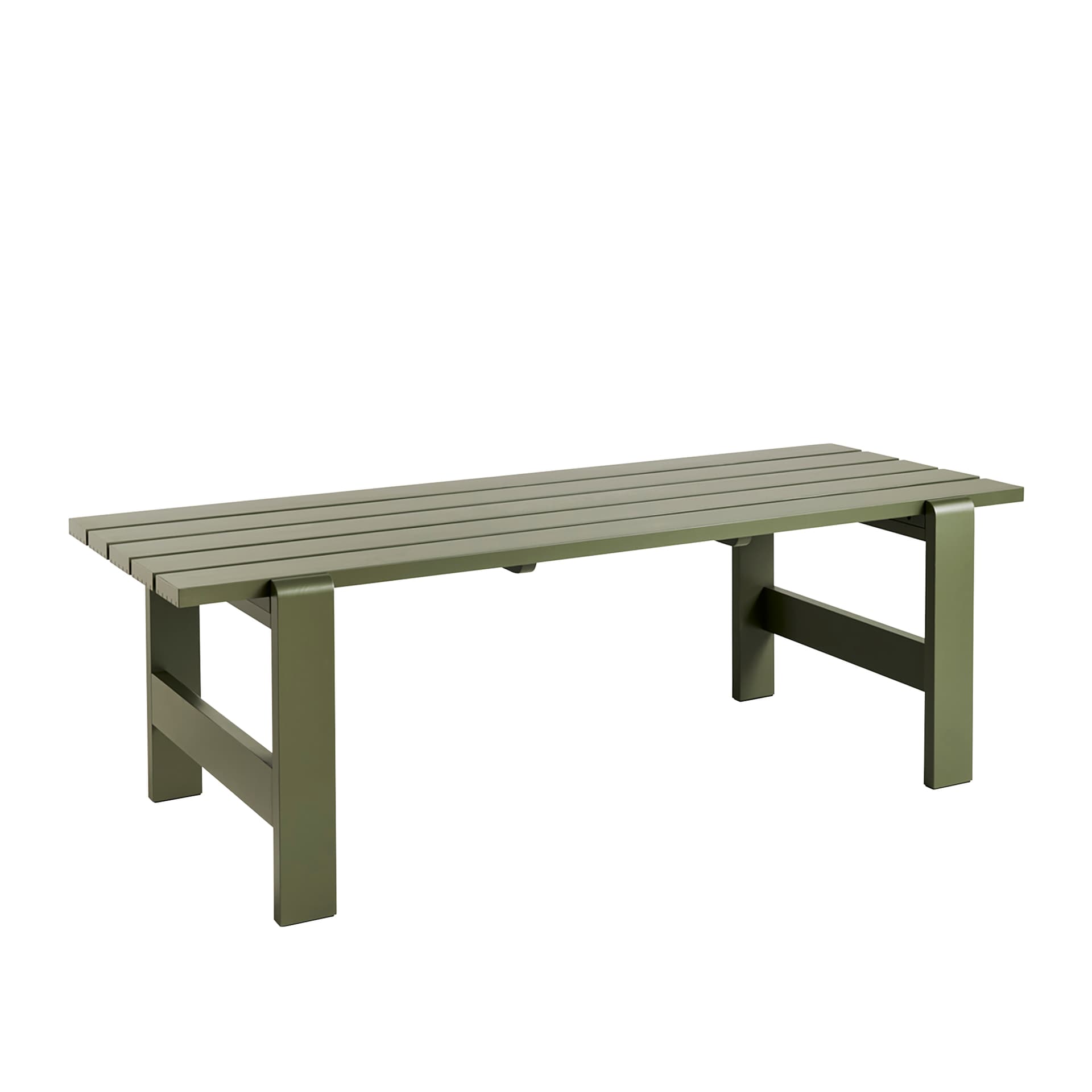 HAY - Weekday Table 230x83 cm / Olive - Utendørs spisebord - Hannes & Fritz - Tre farget - Tre