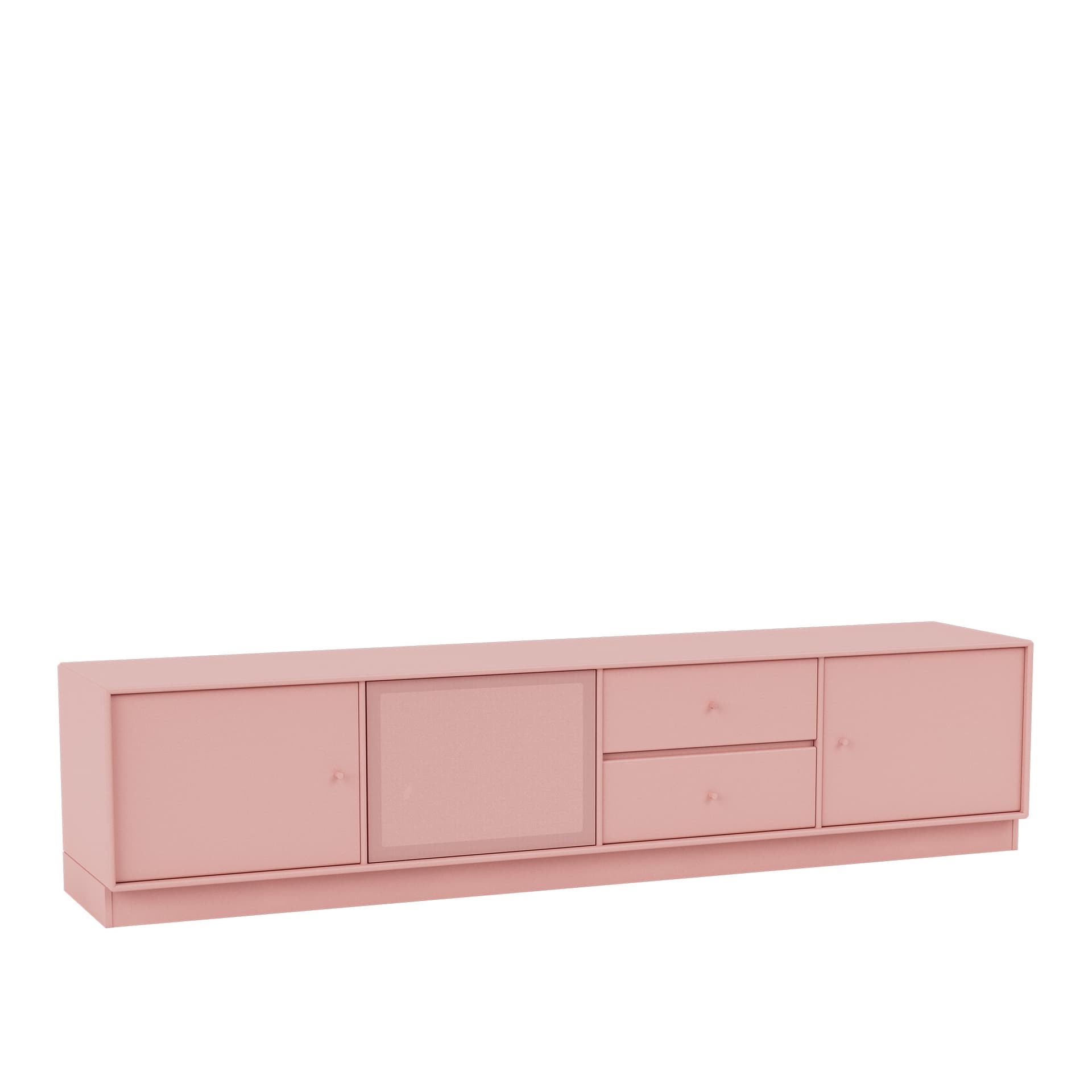 Montana - Octave Viii TV Bench 167-Ruby 07 Plinth 7 cm - TV-benker - Peter J. Lassen - Rosa - Tre