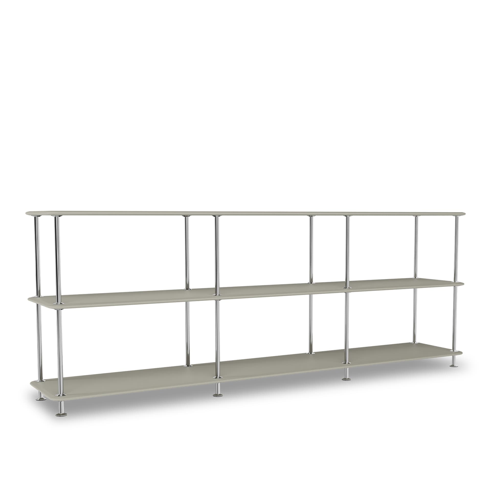 Montana - Montana Free 222000 225-Fennelstructure 44C-Chrome - Hyller & Hyllesystem - Jakob Wagner - Grå - Metall/Tre