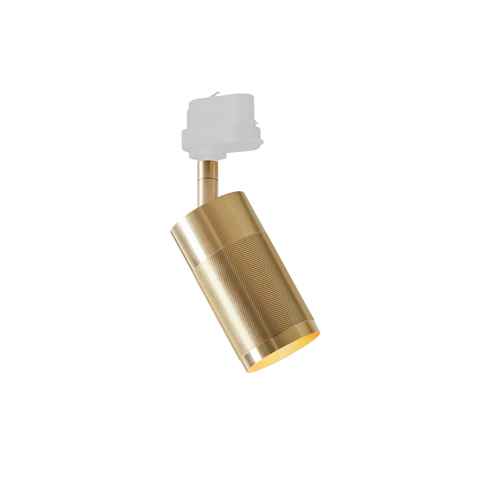 Thorup Copenhagen - Thorup Copenhagen Patrone Ceiling Track Spotlight, Solid Brass, 120 mm - Spotlights - Kasper Thorup - Gull - Metall