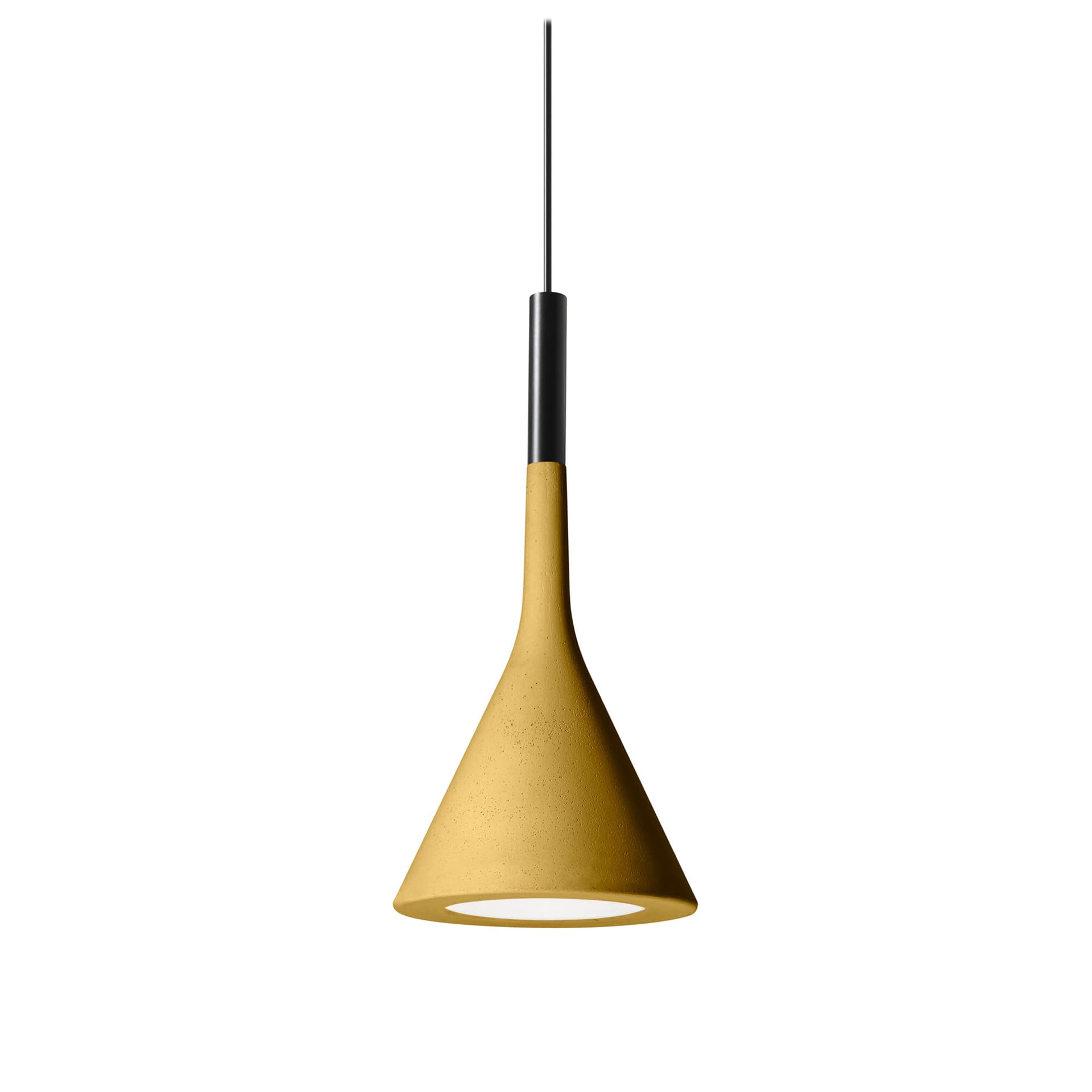 Aplomb Pendel GU10 Yellow Foscarini - Kjøkken - Design - Betong - Med en lyskilde