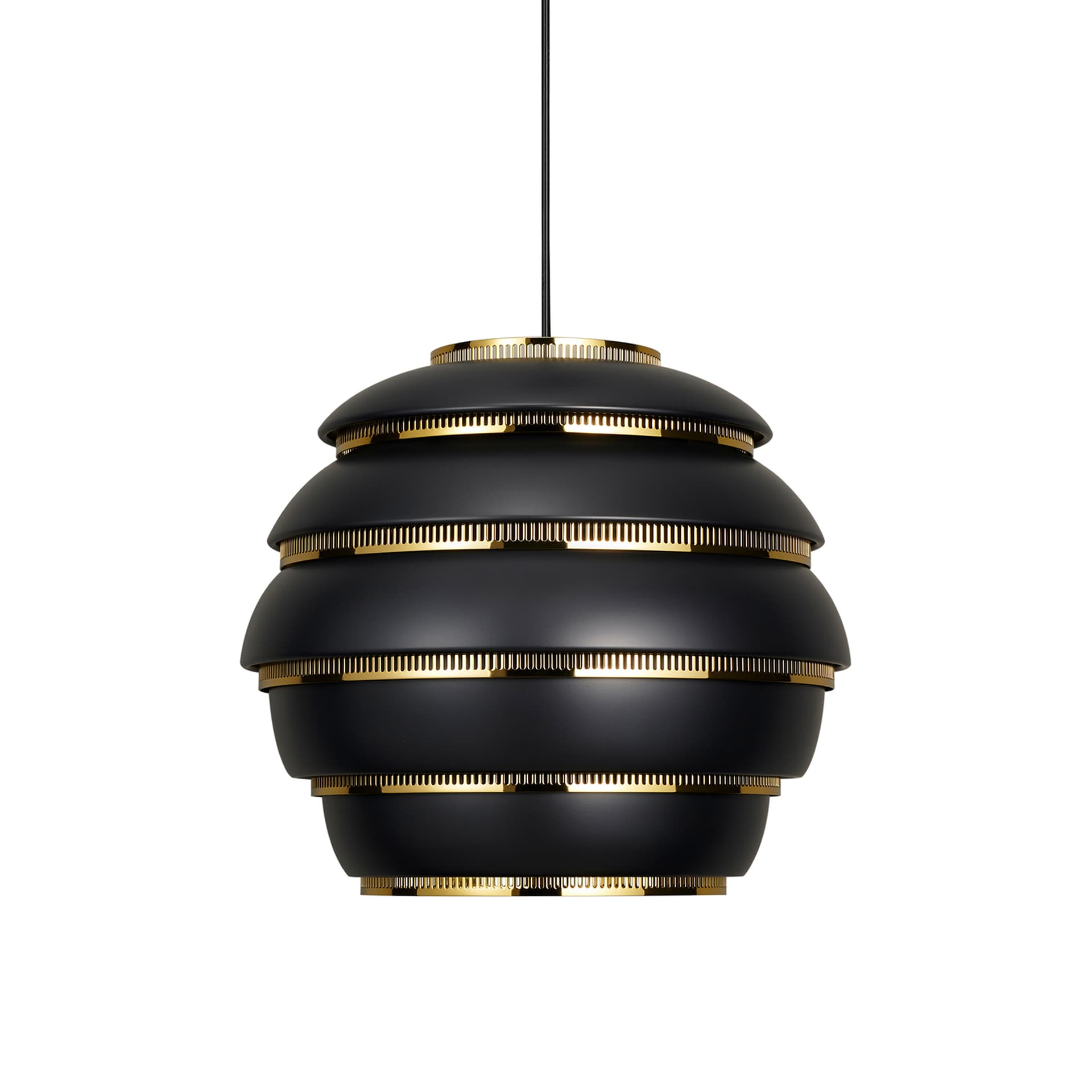 Artek - A331 Beehive Pendel Black/Brass