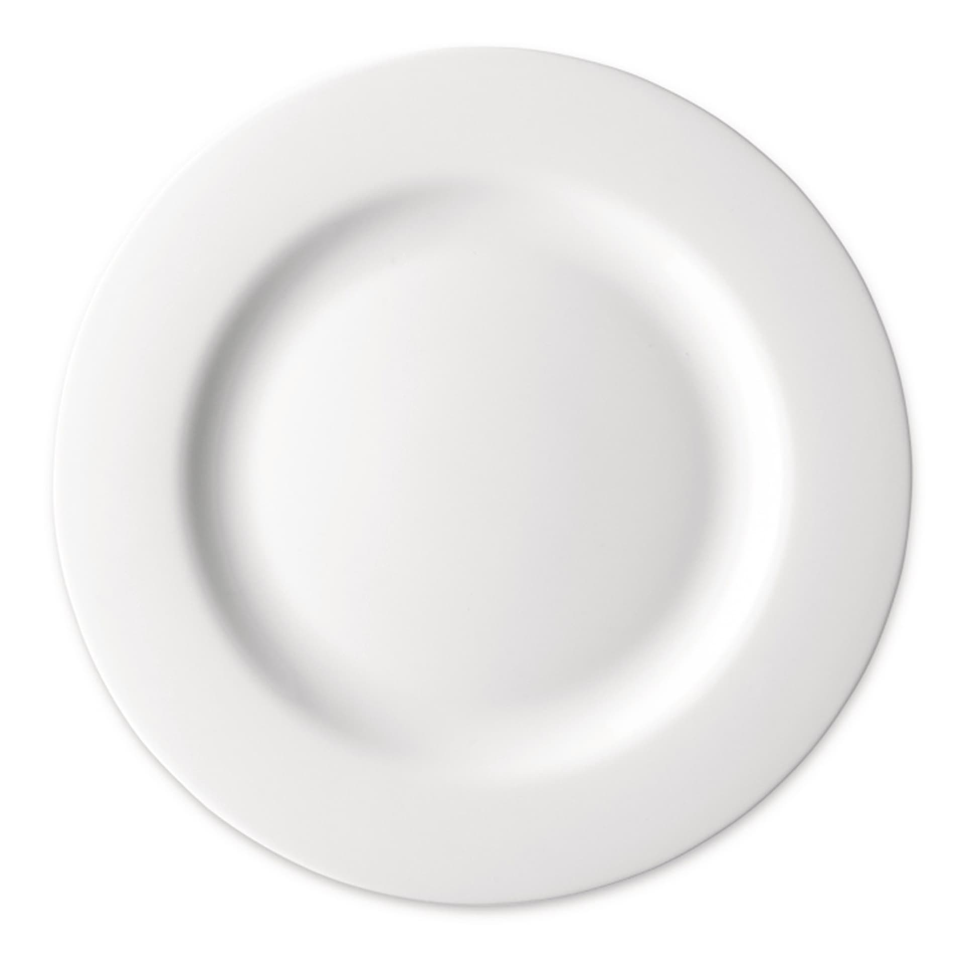 Alessi - PLATEBOWLCUP DINING PLATE Set of 4 - Tallerkener - Jasper Morrison - Hvit - Porselen