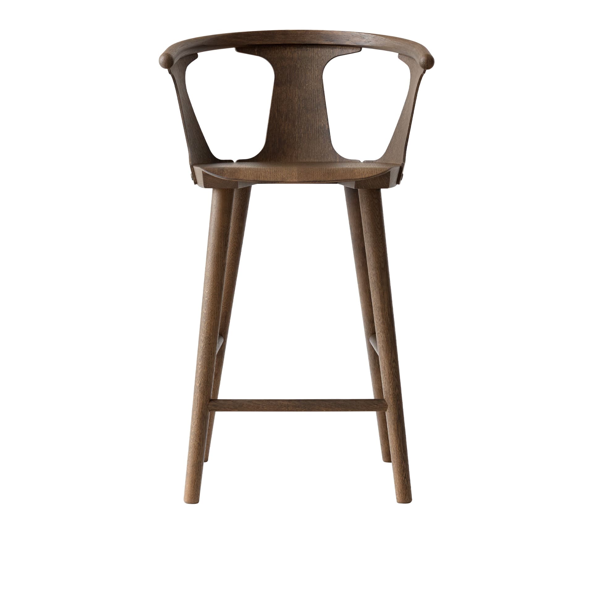 &Tradition - In Between Bar Chair SK9, Smoked Oiled Oak, 75cm - Barstoler & barkrakker - Sami Kallio - Tre farget - Tre