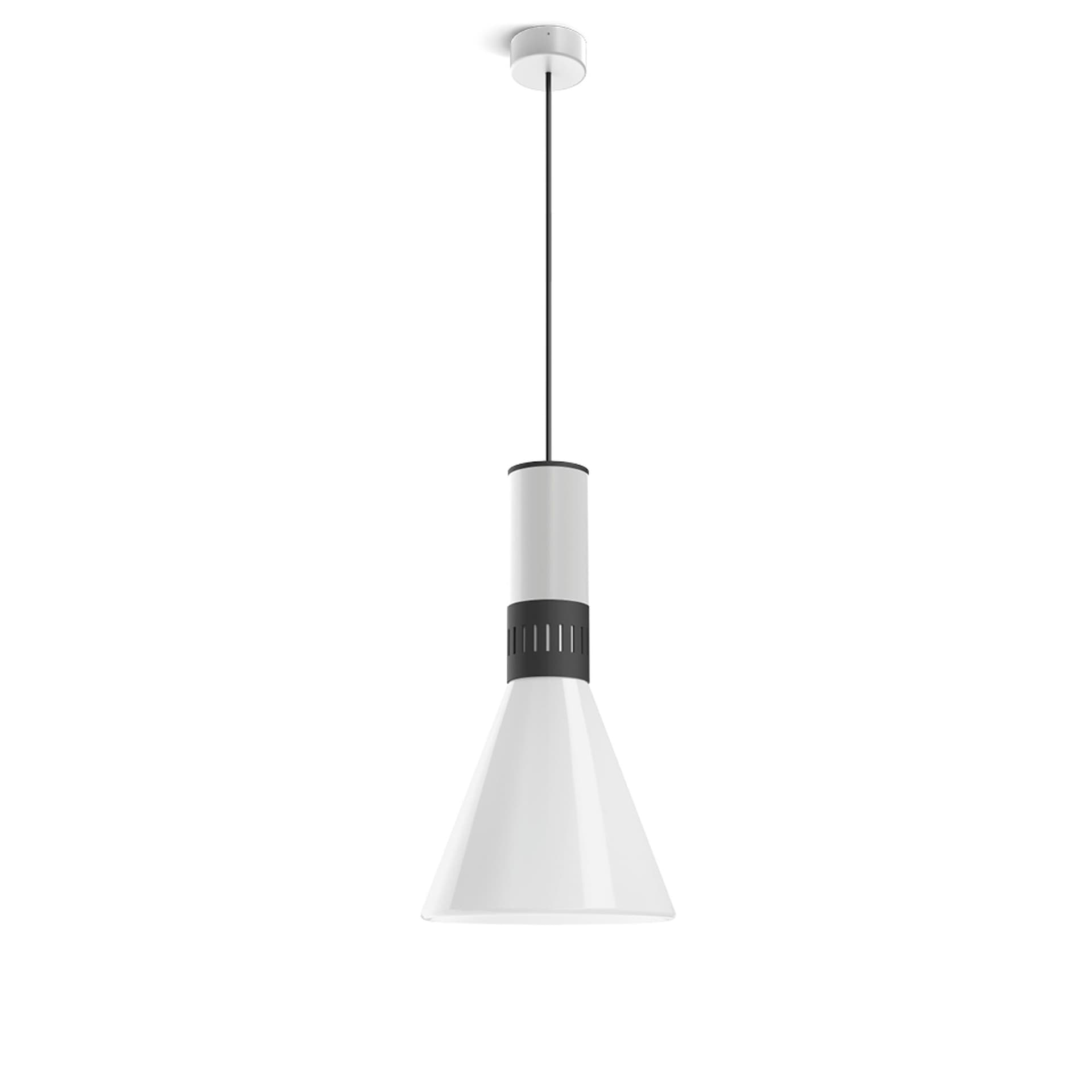 Stilnovo - Cono Single Phase-Cut pendellampe textured off-white - Pendellamper - Stilnovo - Hvit