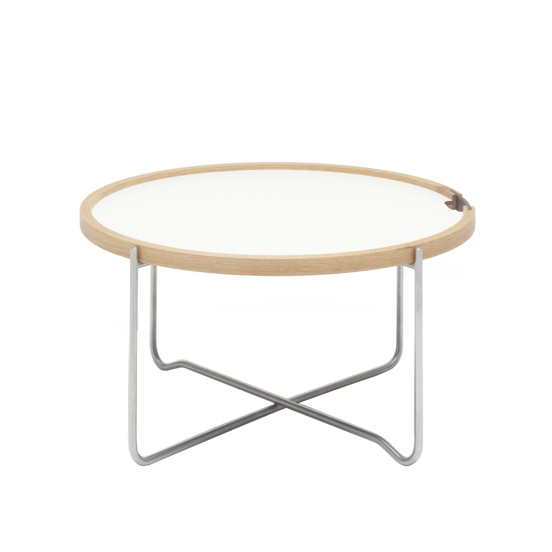 Carl Hansen - CH417 Tray Table Laminat - Brettbord - Hans J. Wegner - Tre farget - Metall/Tre