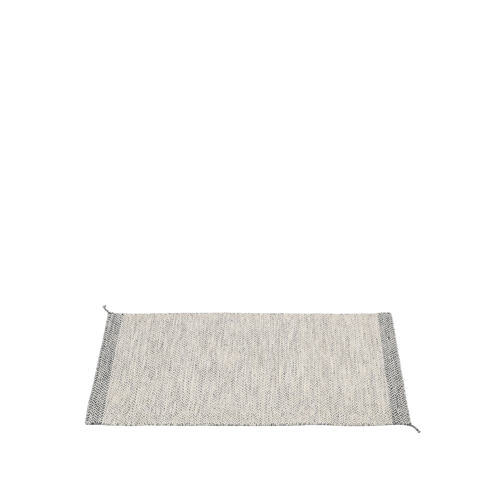 Muuto - Ply Rug 85x140, Off-White - Mønstrede tepper - Margrethe Odgaard - Hvit - Ull