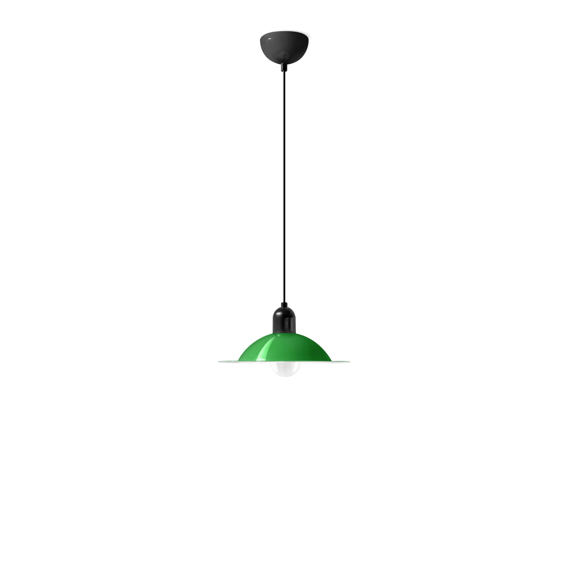 Stilnovo - Lampiatta LED-hengelampe, grønn, Ø 28 cm