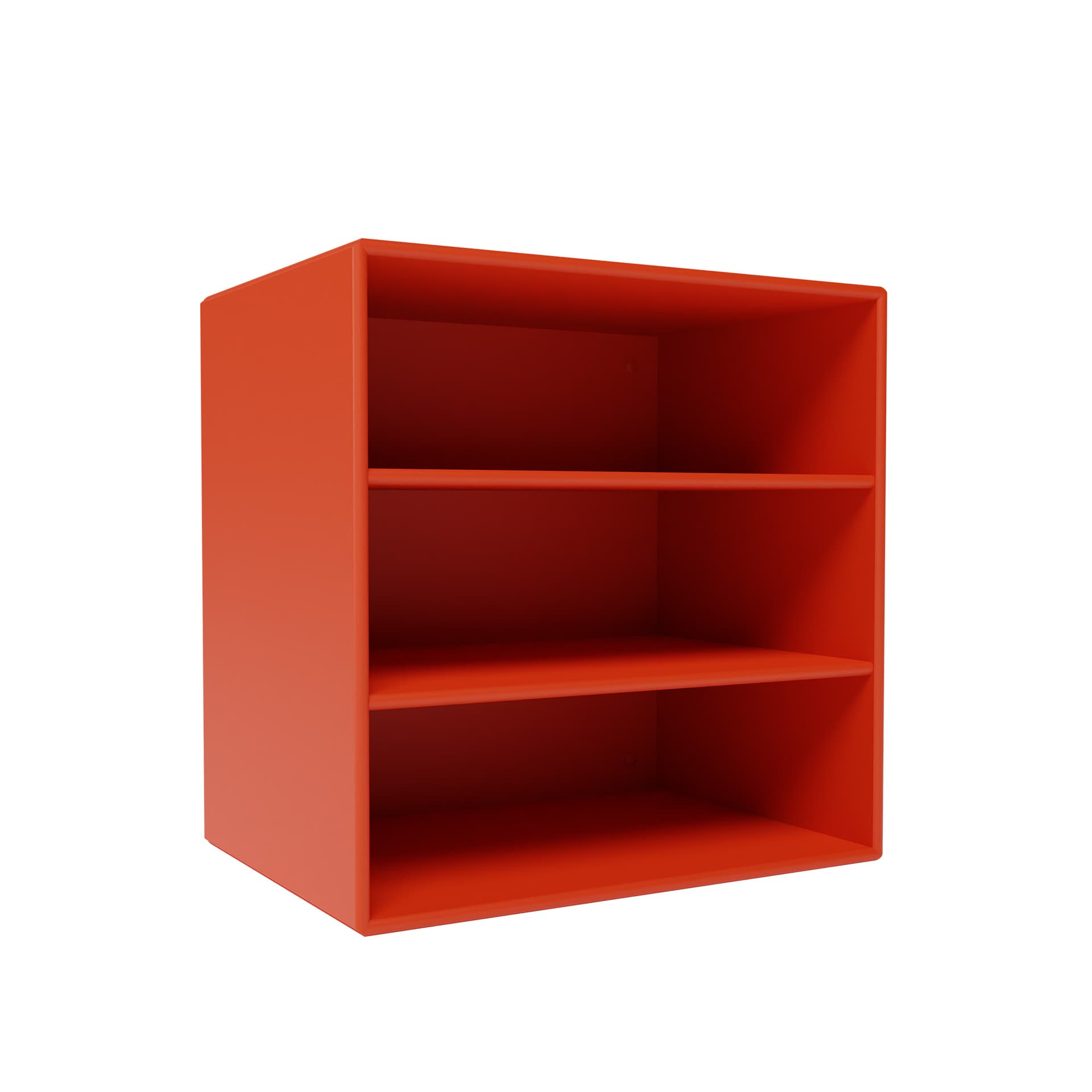 Montana - Montana Mini 1004 - Module With Horisontal Shelves - Rosehip - Hyller & Hyllesystem - Peter J. Lassen - Rød
