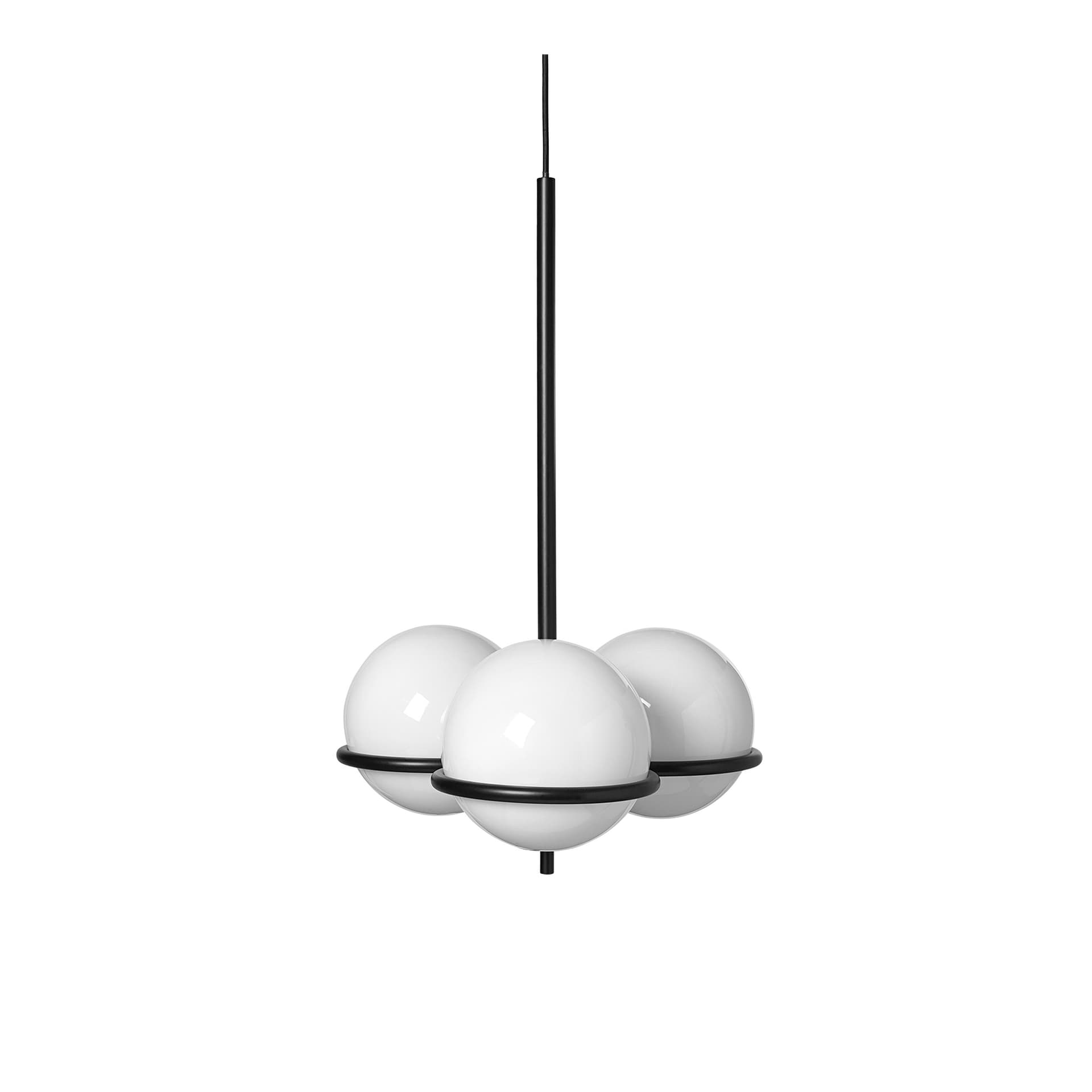 Ferm Living - Era Chandelier - Black - Lysekroner - Svart