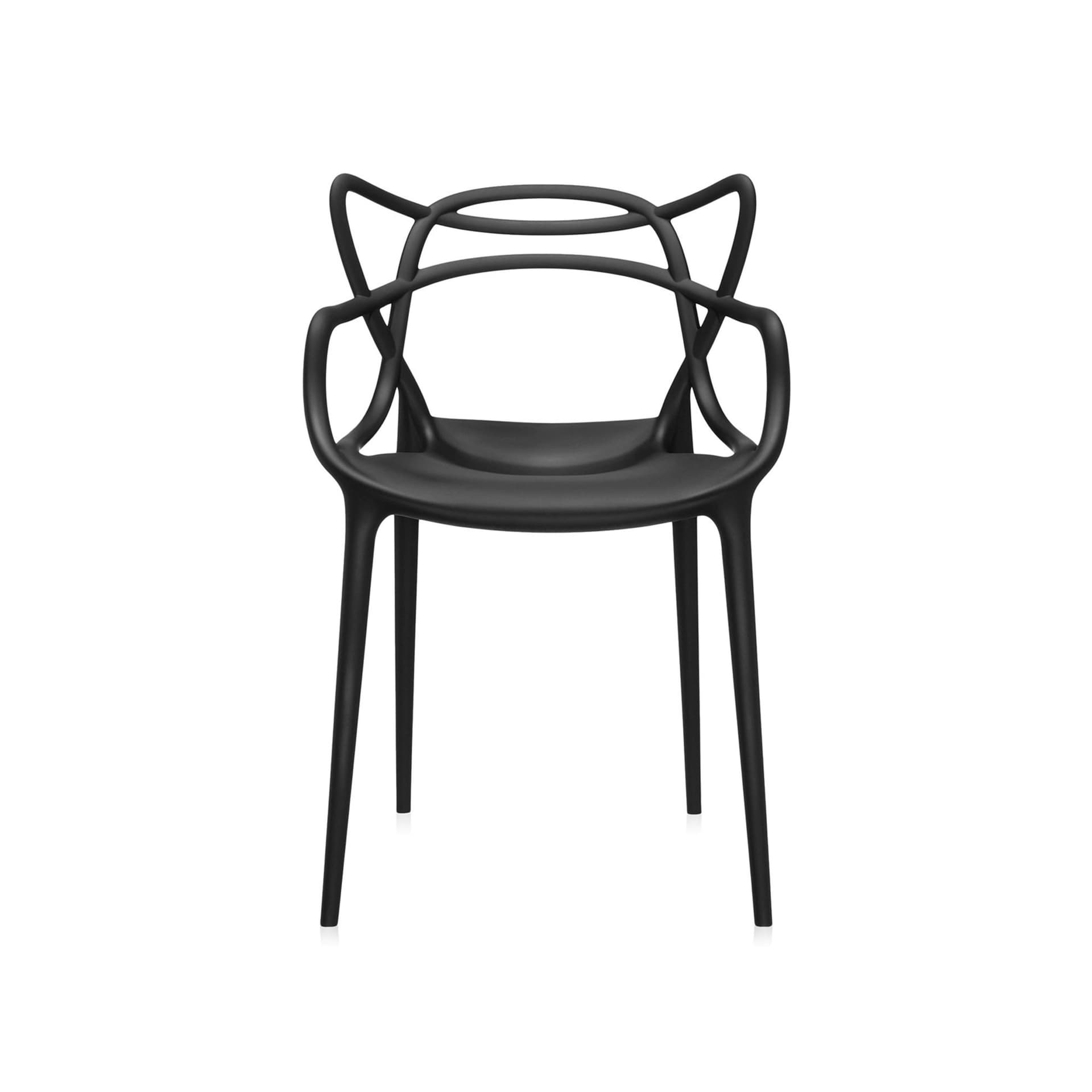Kartell - Masters stol, svart, høyde 83 cm