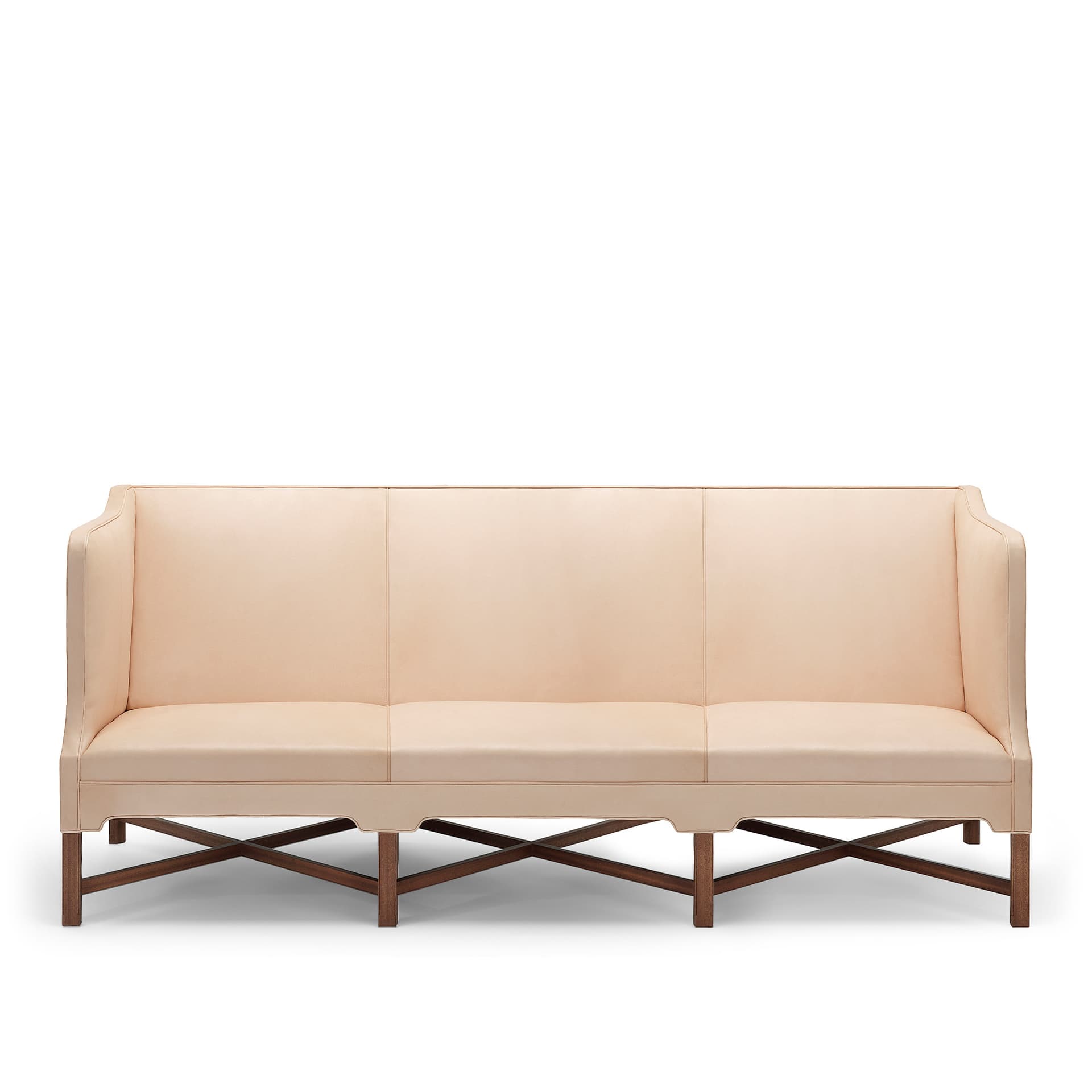 Carl Hansen - KK41181 Soffa med höga sidor Oak Oil Sif 90 - Sofaer - Kaare Klint - Tre farget - Lær/Tre