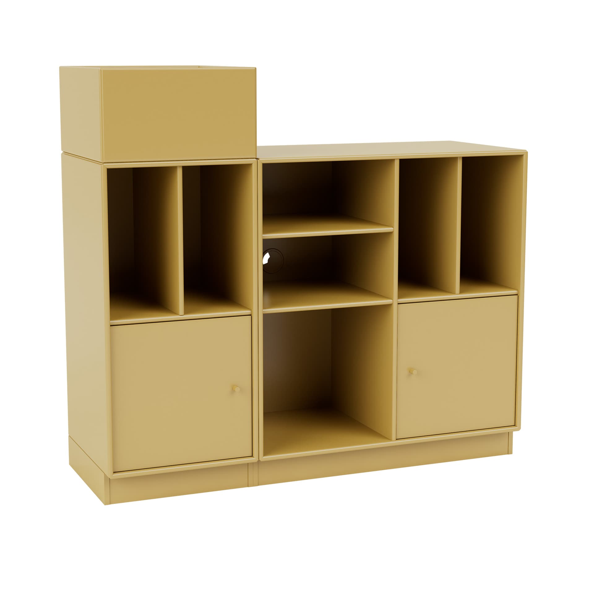 Montana - SPIN III Vinyl Storage, 07-Plinth 7 cm, 157 Cumin - Oppbevaringsskap - Peter J. Lassen - Gul