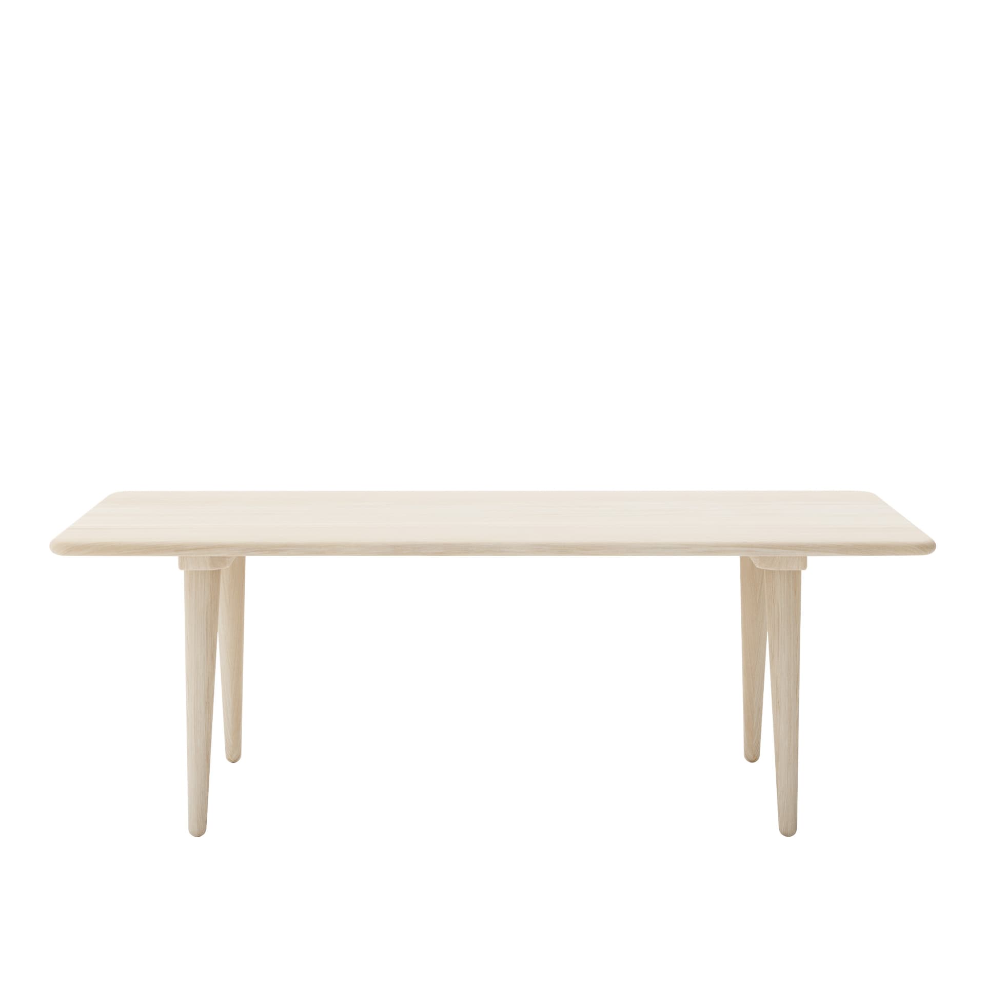 Carl Hansen - CH011, Tvålad Ek, Höjd 44 cm - Sofabord - Hans J. Wegner - Tre farget - Tre