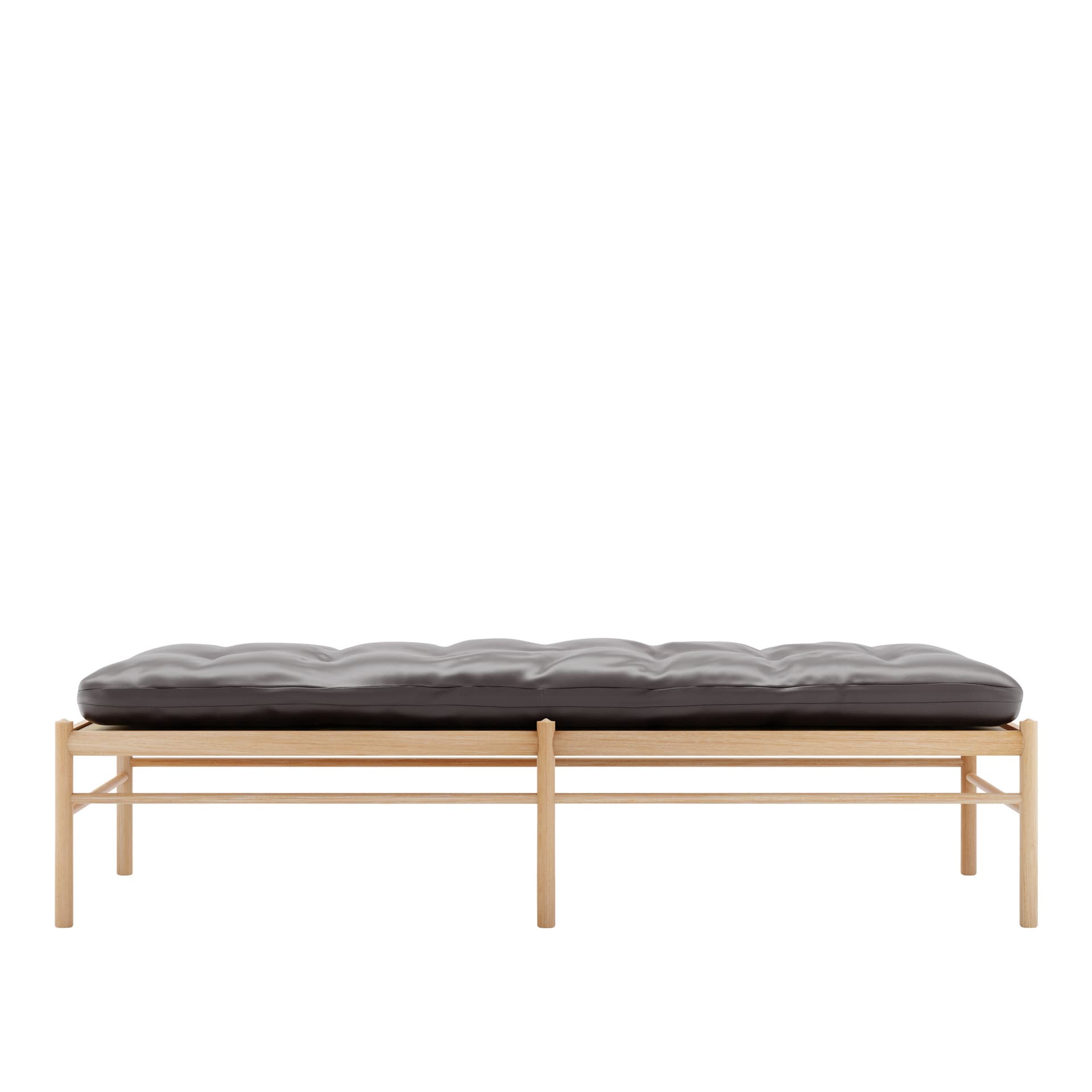Carl Hansen - OW150, Oljad Ek, Lädergrupp B Thor - 306 - Dagsenger - Ole Wanscher - Brun