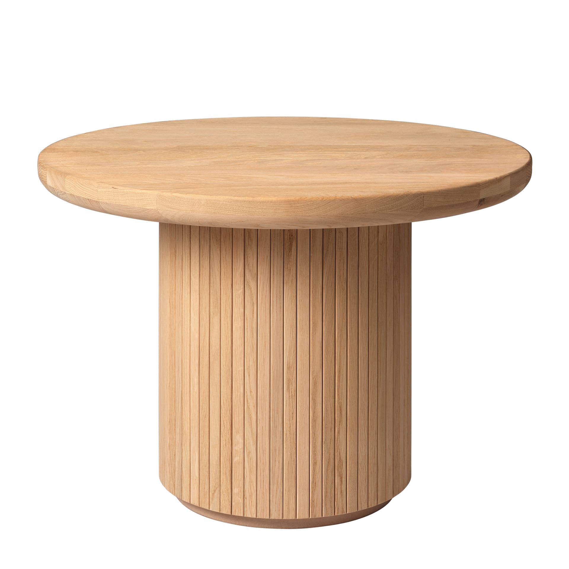 Gubi - Moon Coffee Table Round H45 x Ø60, Solid Oak Oiled - Sofabord - Space Copenhagen - Tre farget - Tre