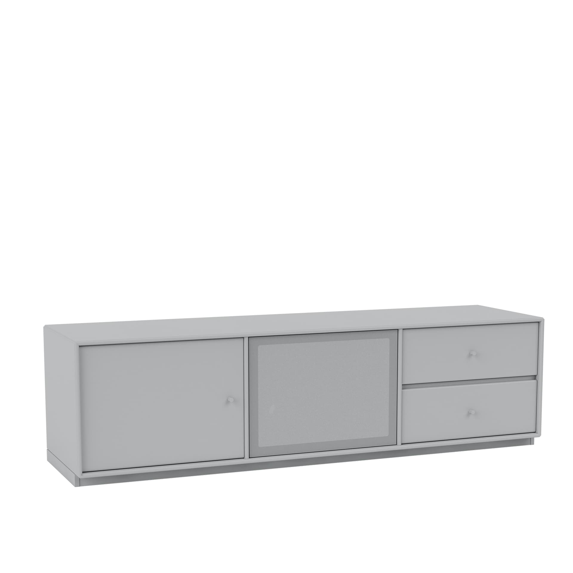 Montana - OCTAVE VI TV Bench, 06-Plinth3cm, 02 Fjord - TV-benker - Peter J. Lassen - Grå