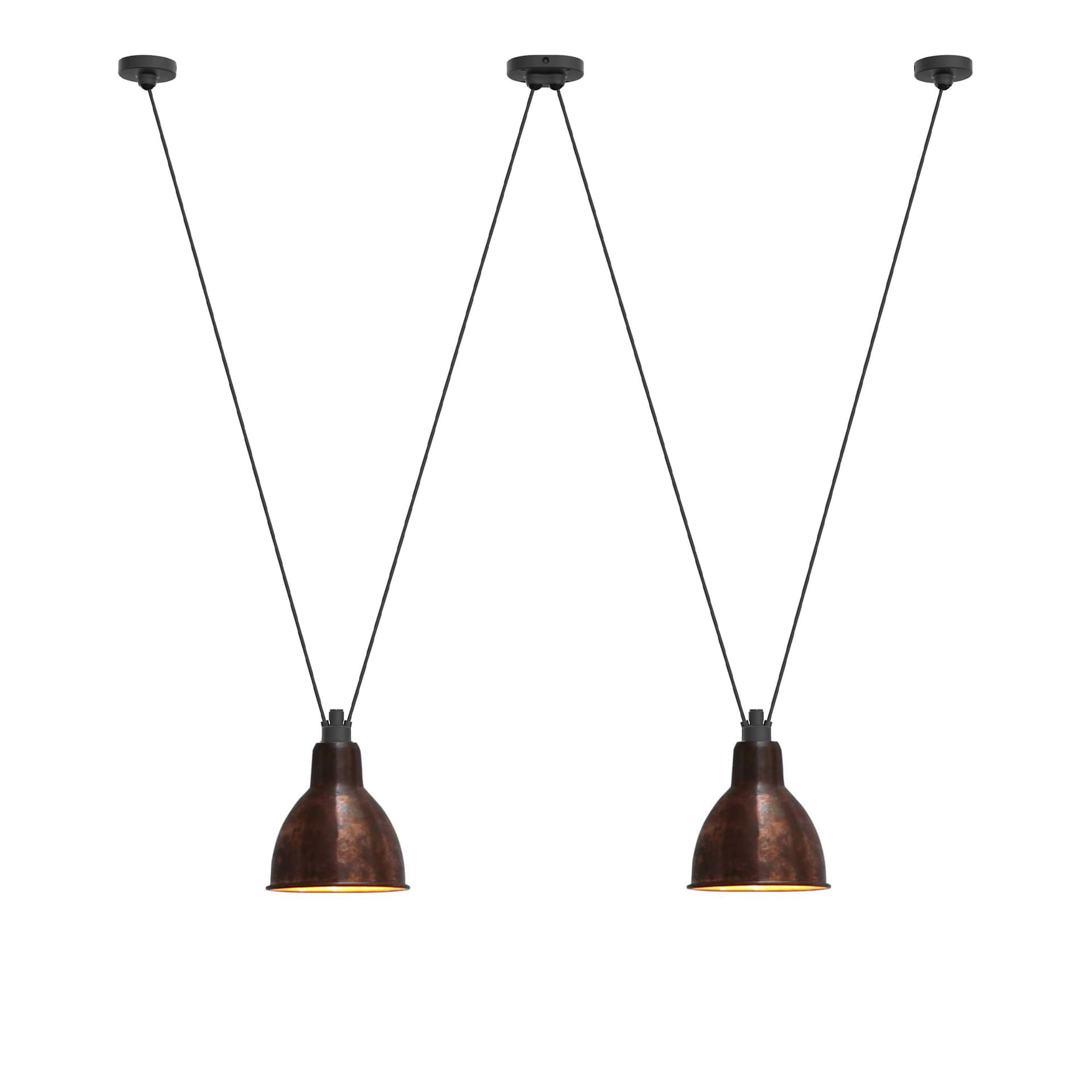 DCWéditions - Les Acrobates De Gras 324 XL Round Raw Copper - Pendellamper - Bernard-Albin Gras - Kobber
