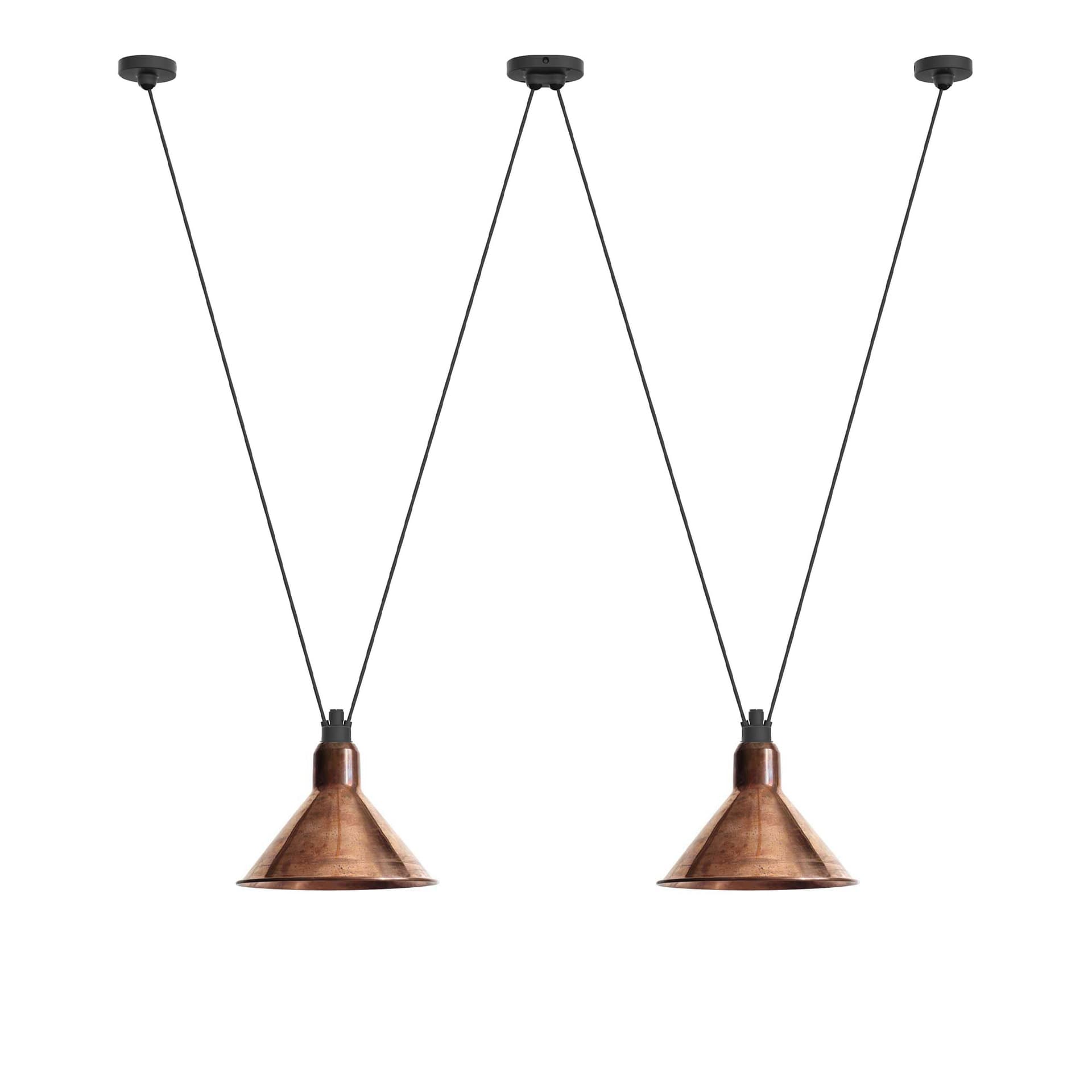 DCWéditions - Les Acrobates De Gras 324 XL Conic Raw Copper - Pendellamper - Bernard-Albin Gras - Kobber