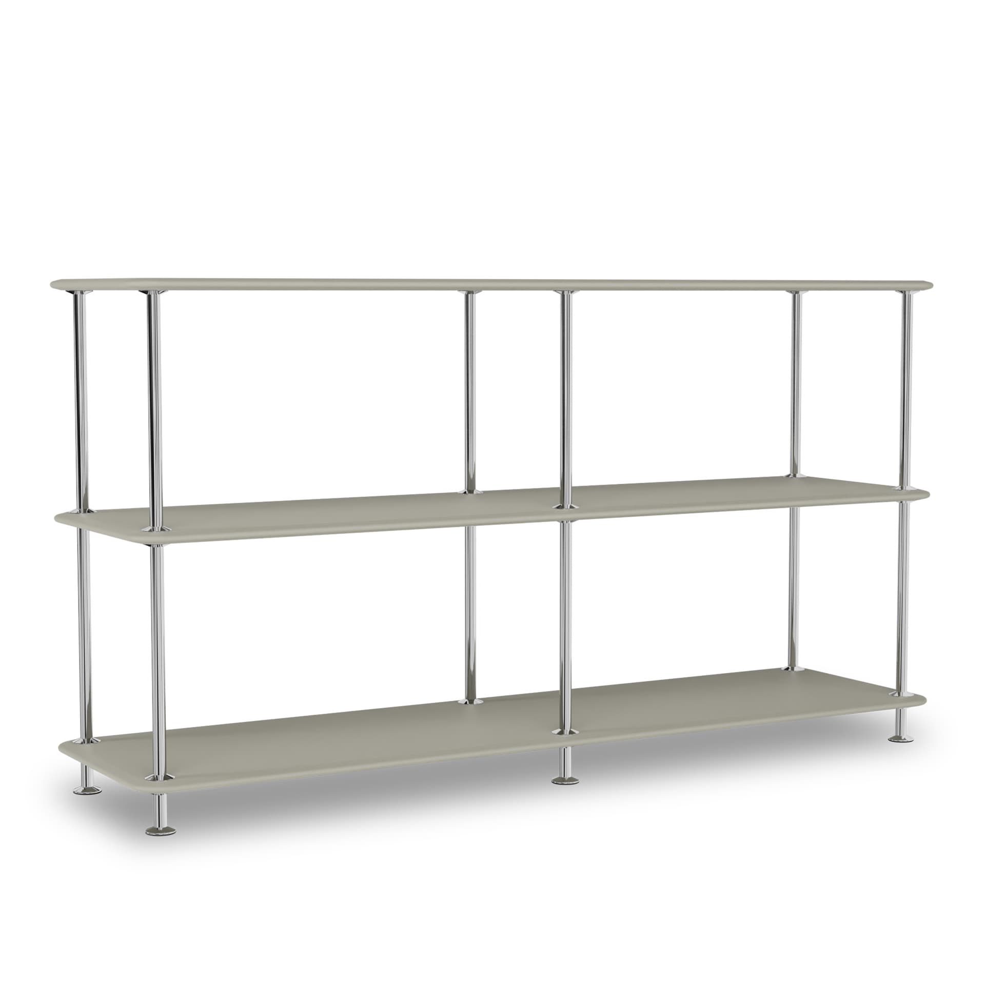 Montana - Montana Free 220000 225-Fennelstructure 44C-Chrome - Hyller & Hyllesystem - Jakob Wagner - Grå - Metall/Tre
