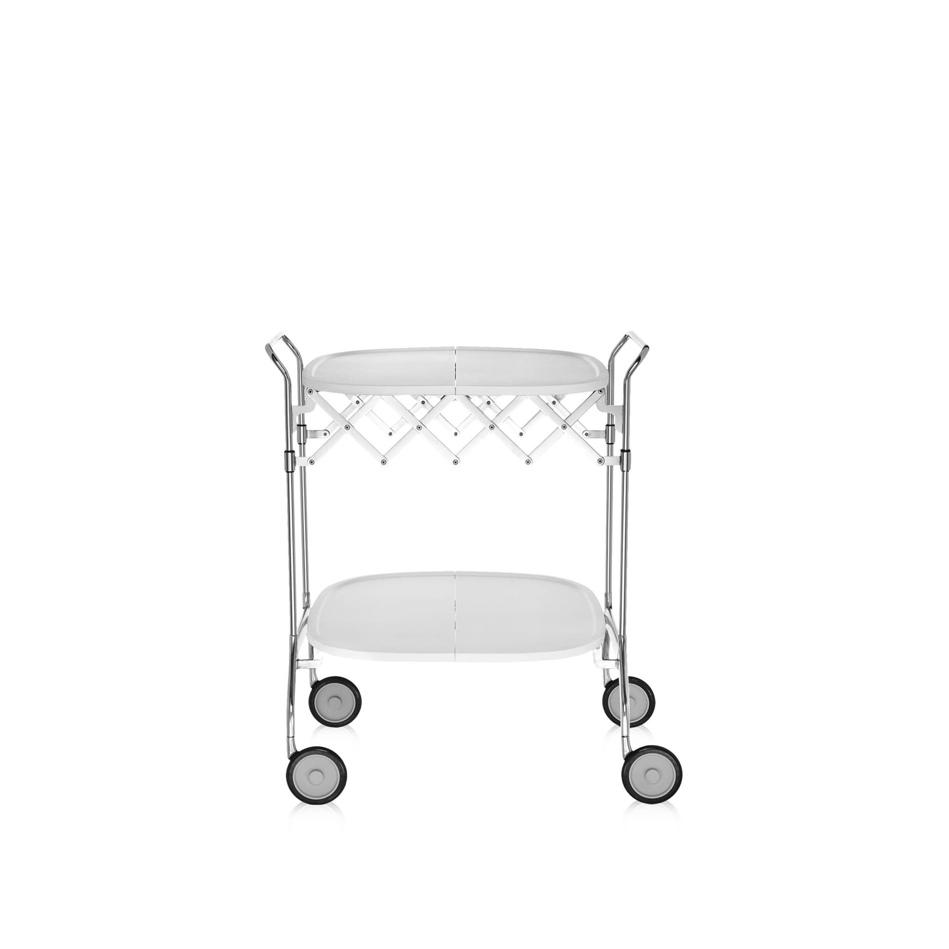 Kartell - Gastone Trolley 4470, White, Matt - Serveringsvogner - Antonio Citterio - Hvit - Metall/Plast