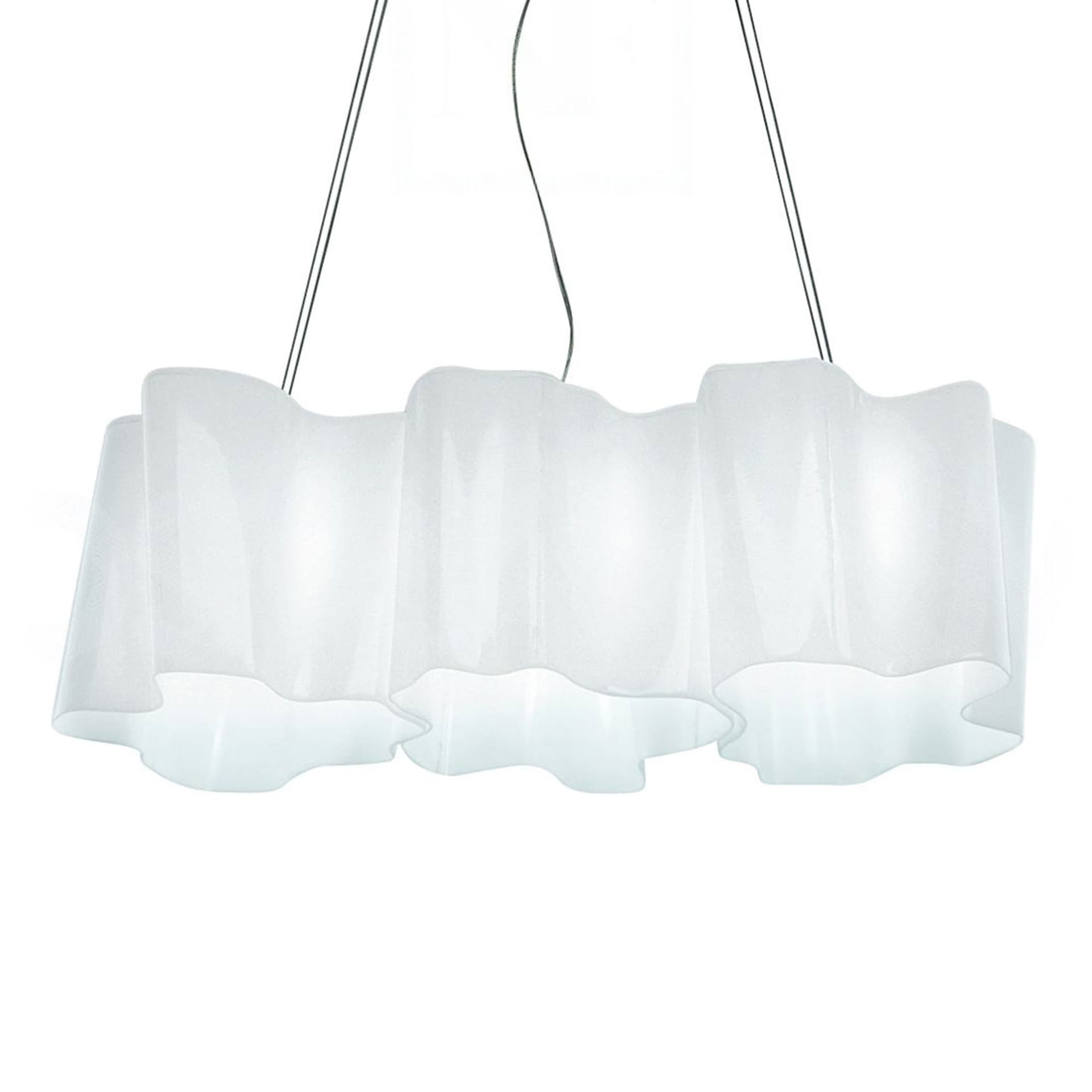 Artemide - Logico Pendellampa 3 In Linea Rökt - Pendellamper - Michele De Lucchi,Gerhard Reichert - Grå