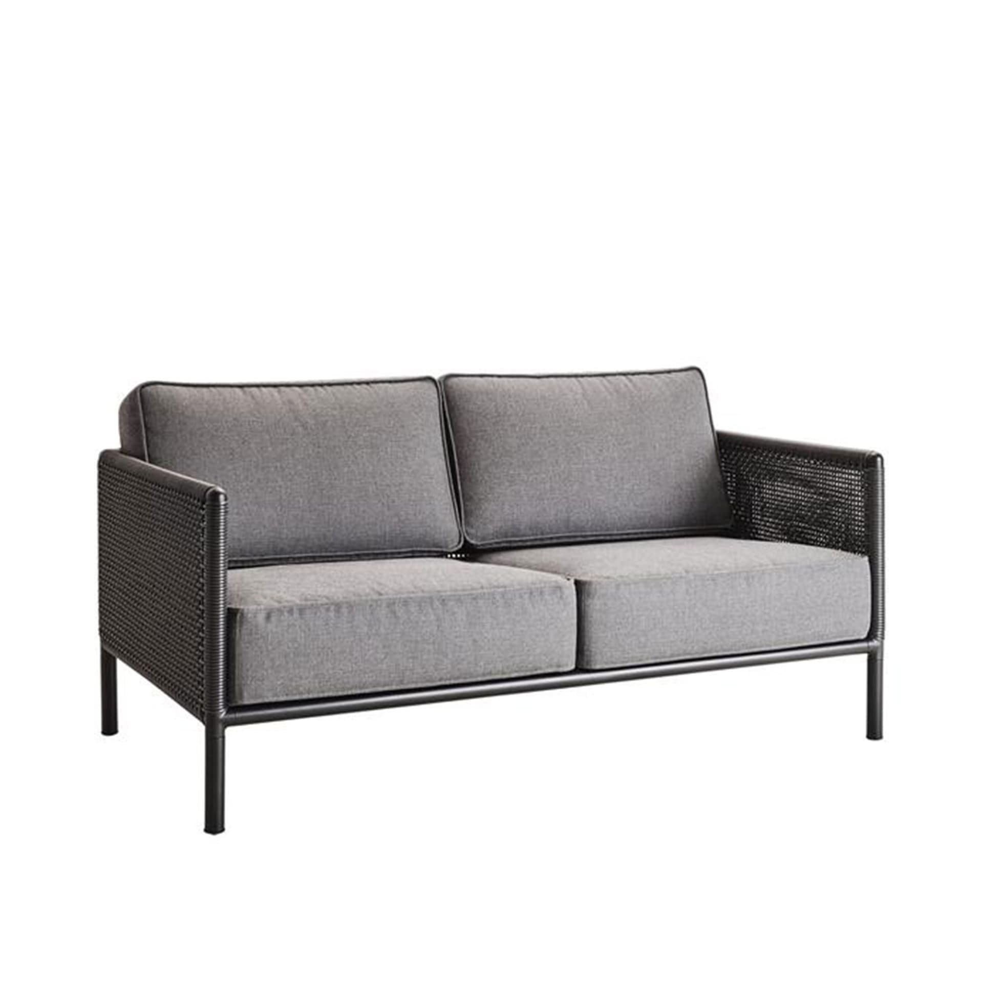 Cane-Line - Encore 2-soffa inkl. grå SoftTouch dyna - Utendørs sofaer - Foersom & Hiort-Lorenzen MDD