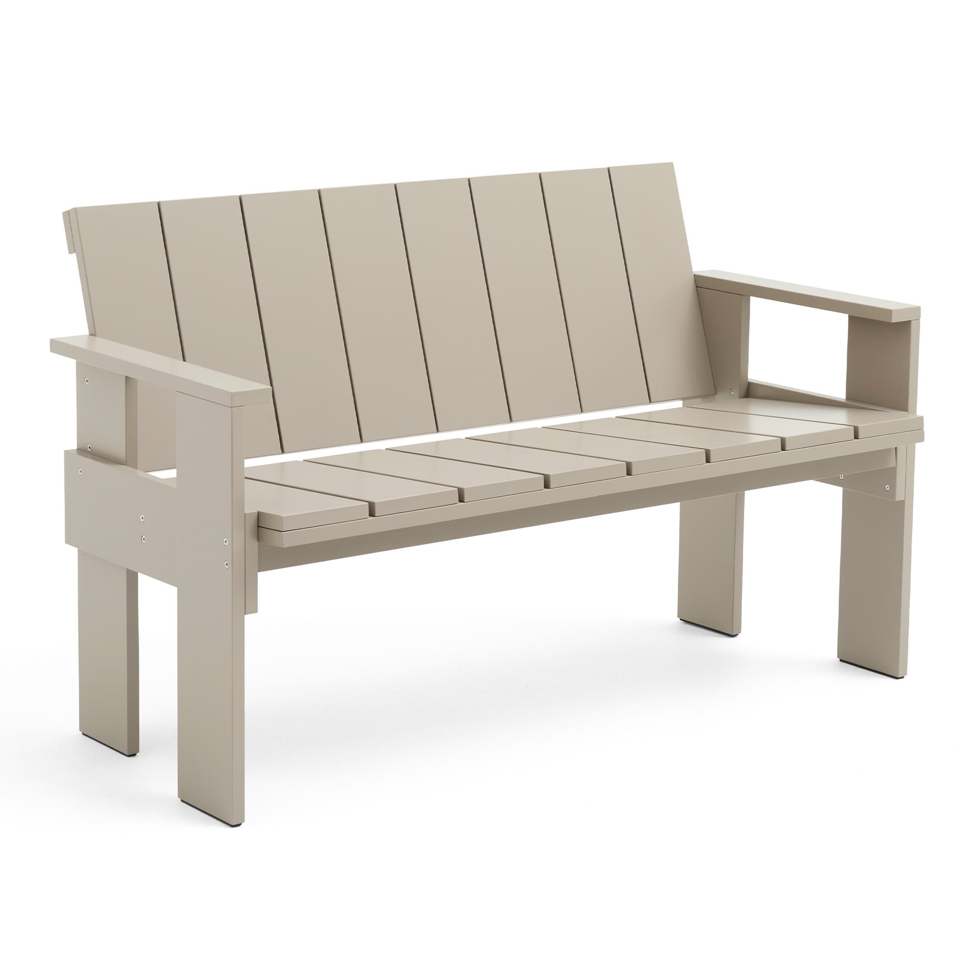 HAY - Crate Dining Bench - London fog - Hagebenker & sofaer - Gerrit Rietveld - Grå - Tre