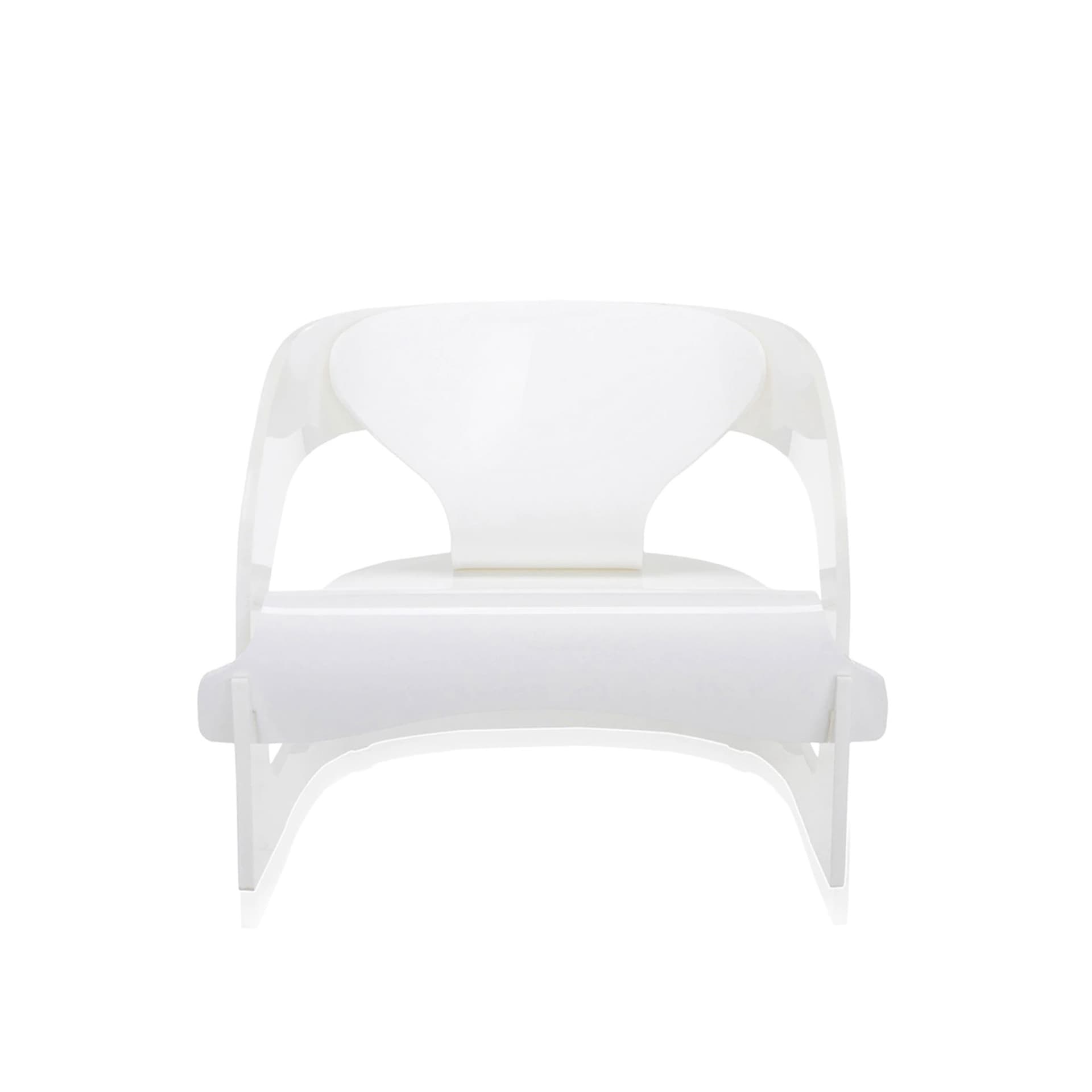 Kartell - Joe Colombo Armchair, White - Lenestoler - Joe Colombo - Hvit - Plast