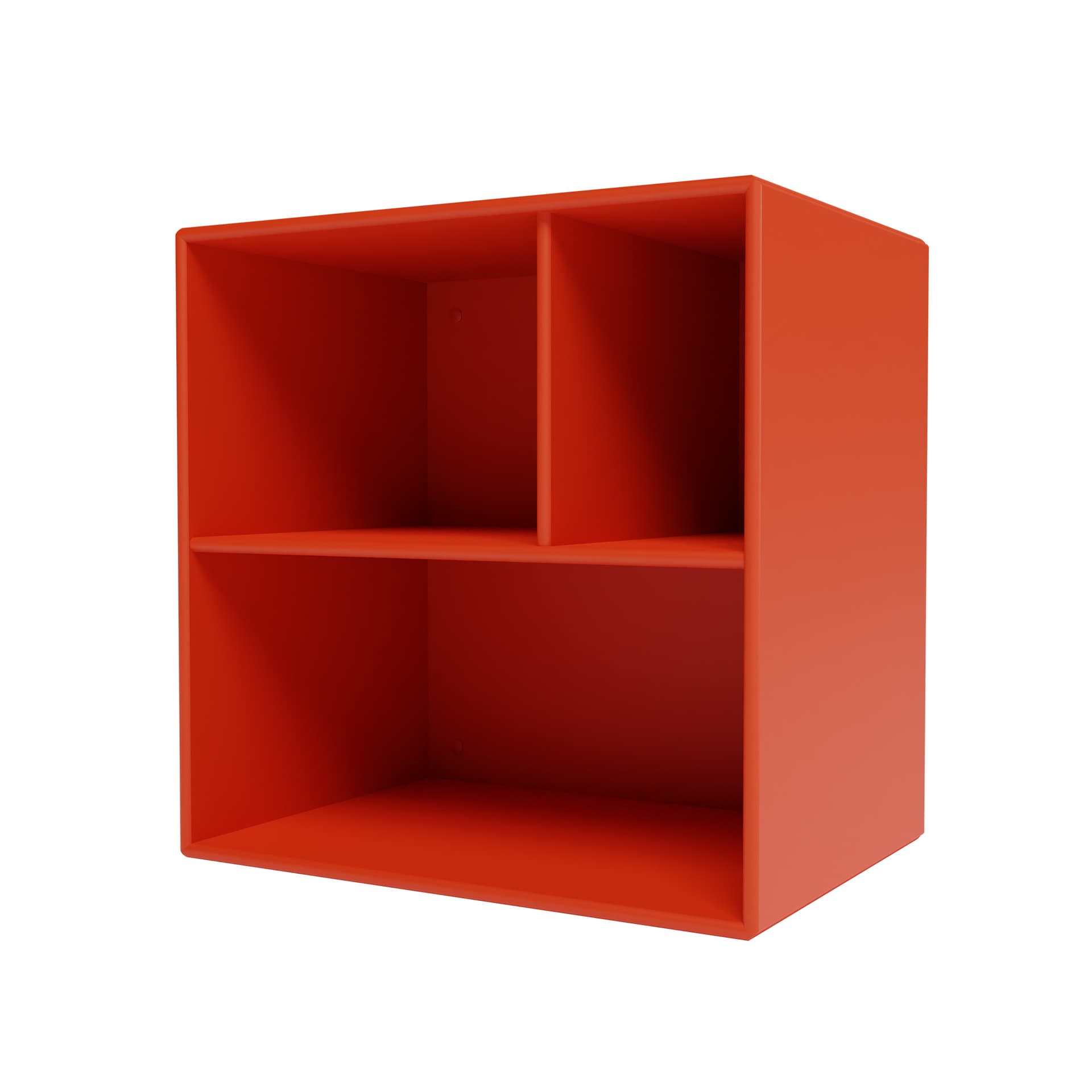 Montana - Montana Mini 1302 - Module With Shelves - Rosehip - Hyller & Hyllesystem - Peter J. Lassen - Rød