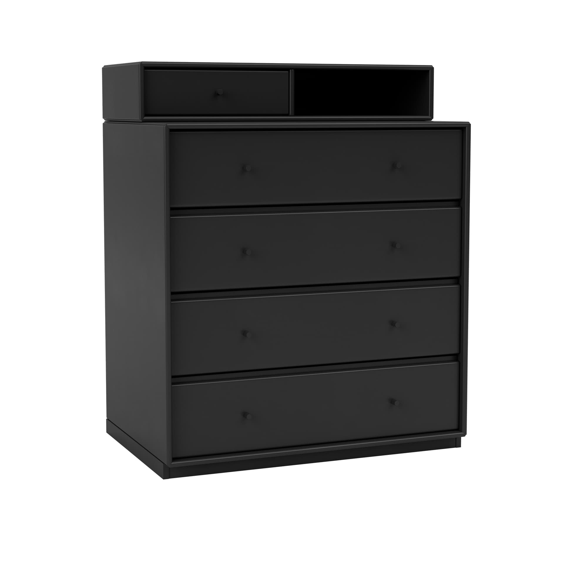 Montana - Keep Chest Of Drawers 05-Black 06 Plinth 3 cm - Skjenker - Peter J. Lassen - Svart - Tre