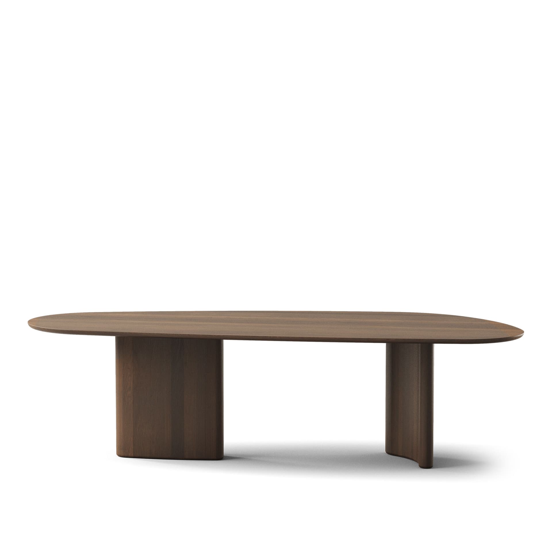 Dk3 - Tangent Table Rectangular  L270 x W110 x H72 cm  Max 2 extension leaves Smoked oak - oil - Spisebord - Brun