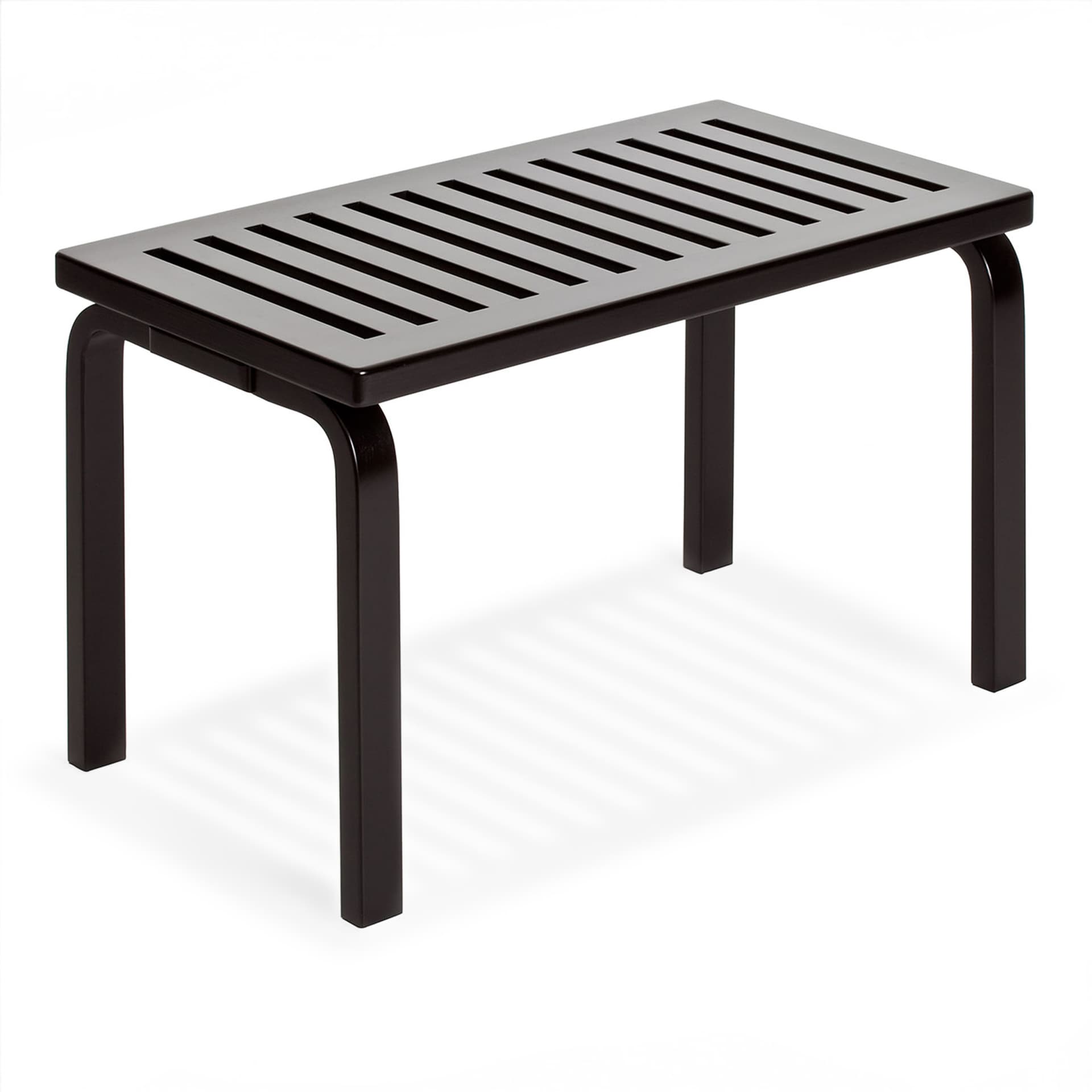 Artek - Bänk 153B - Svartlackad Björk - Benker - Alvar Aalto - Svart - Tre
