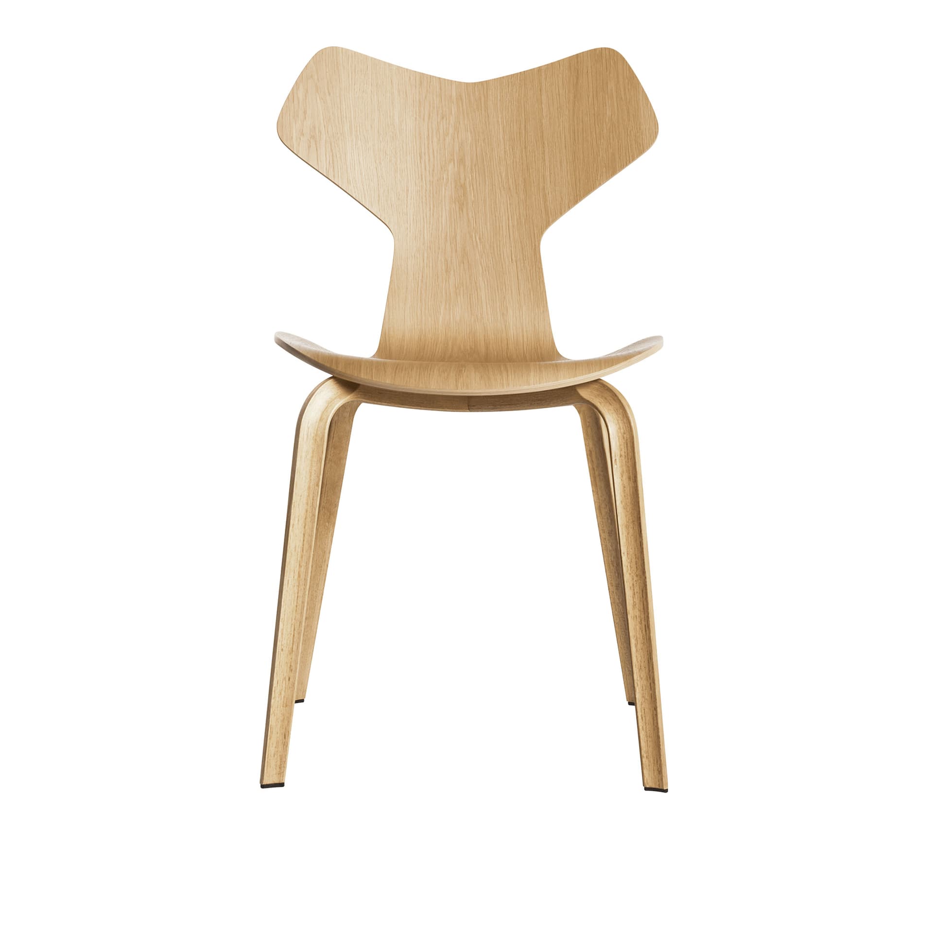 Fritz Hansen - 4130 Grand Prix, Ekfanér - Spisestoler - Arne Jacobsen - Tre farget - Metall/Tre