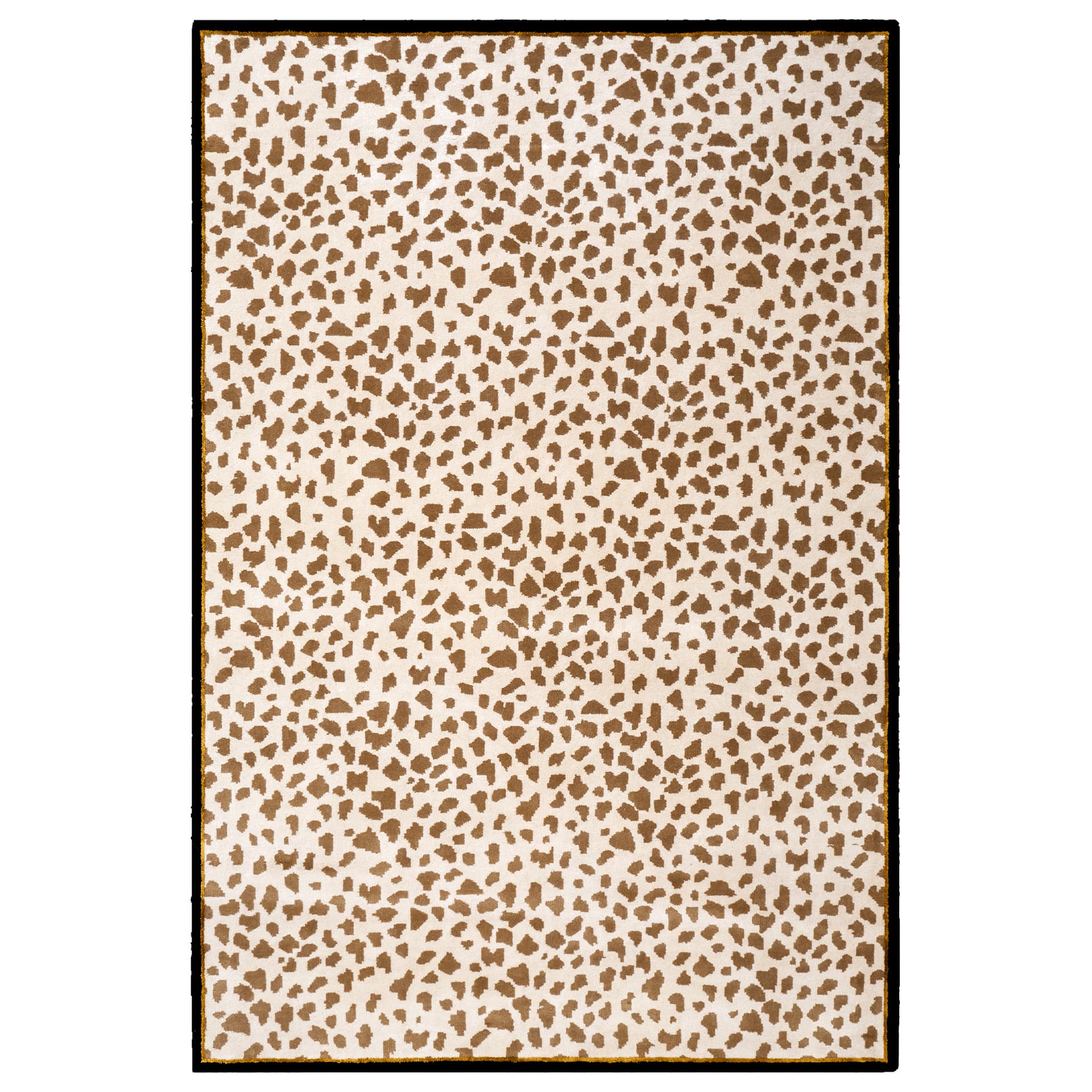 Nordic Knots - Gild 03 - Leopard 170 x 240 - Ulltepper - Brun - Ull