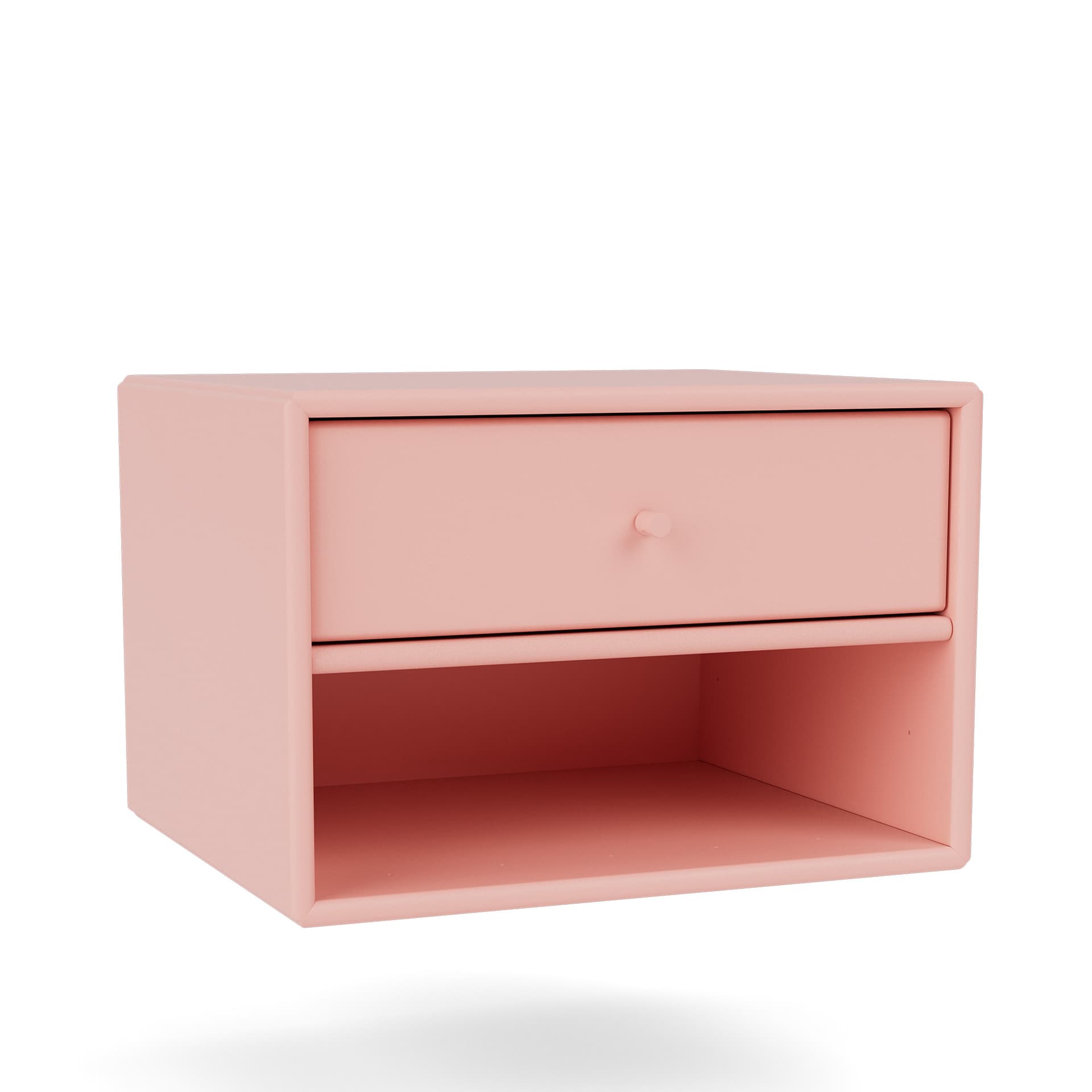 Montana - Dash Nightstand 167-Ruby 04 Suspension Rails - Nattbord - Peter J. Lassen - Rosa - Tre