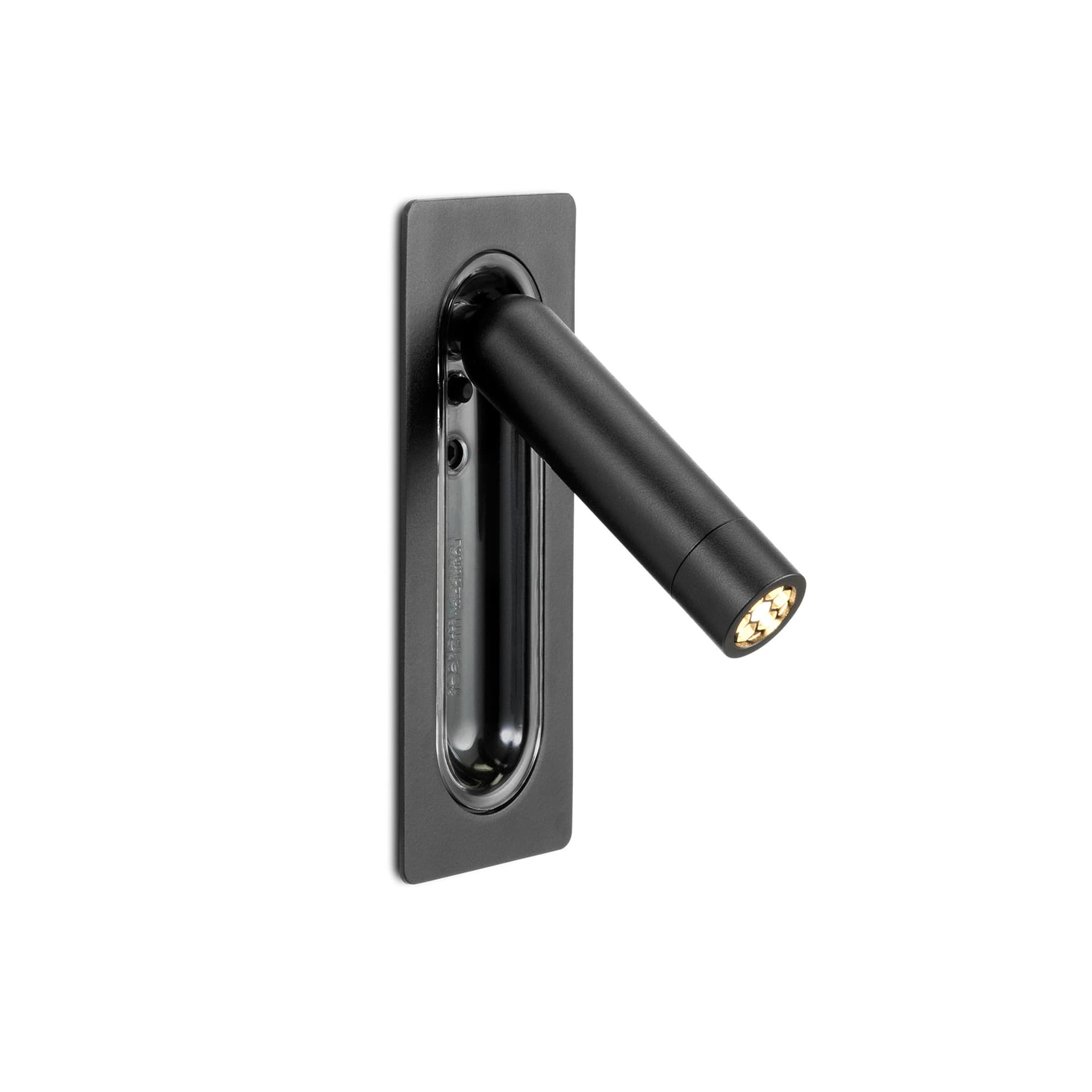 Marset - Ledtube RSC - Matt Black - Sengelamper - Daniel López - Svart - Metall/Plast